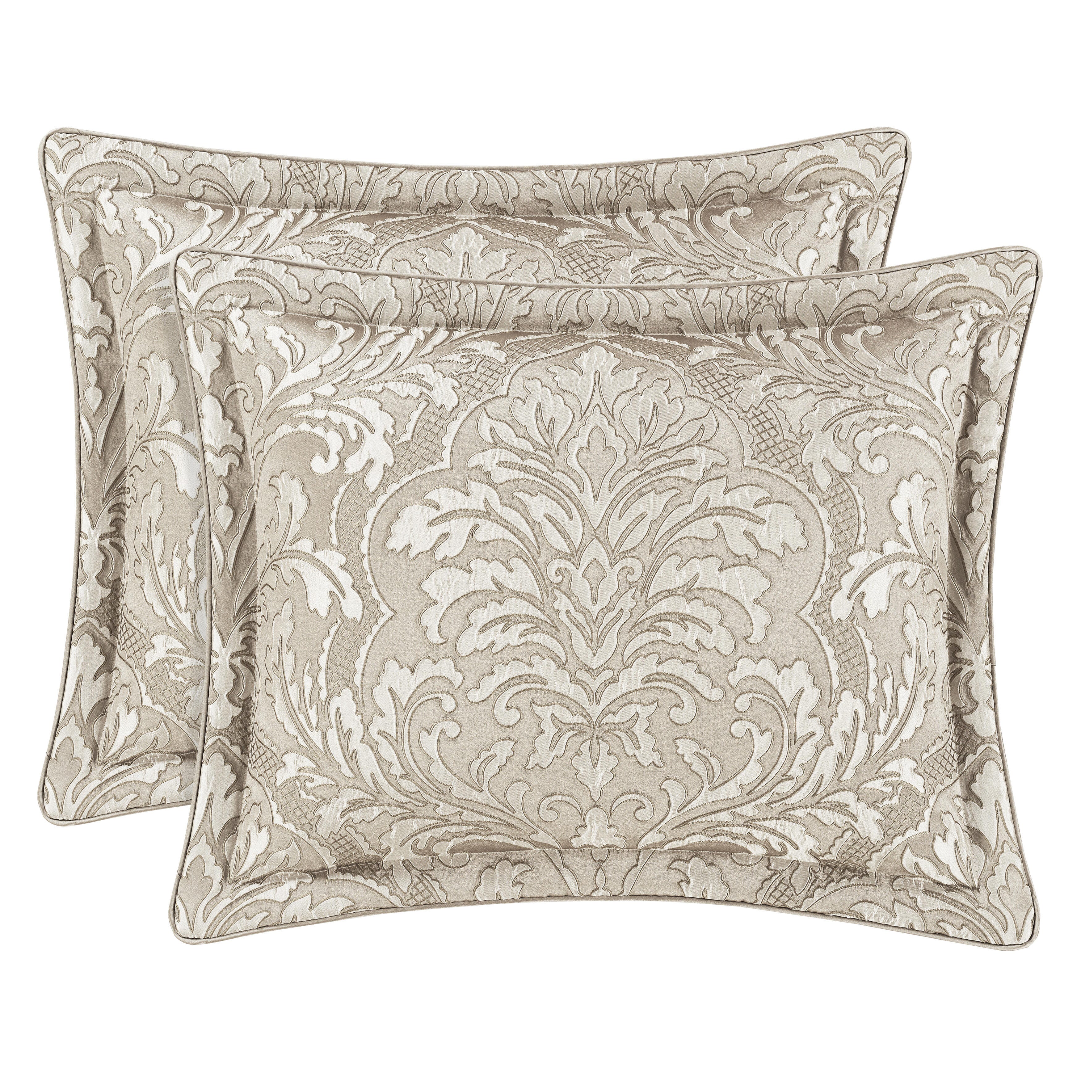 J. Queen New York Brunello 4-Piece Queen Comforter Set, Flax, large