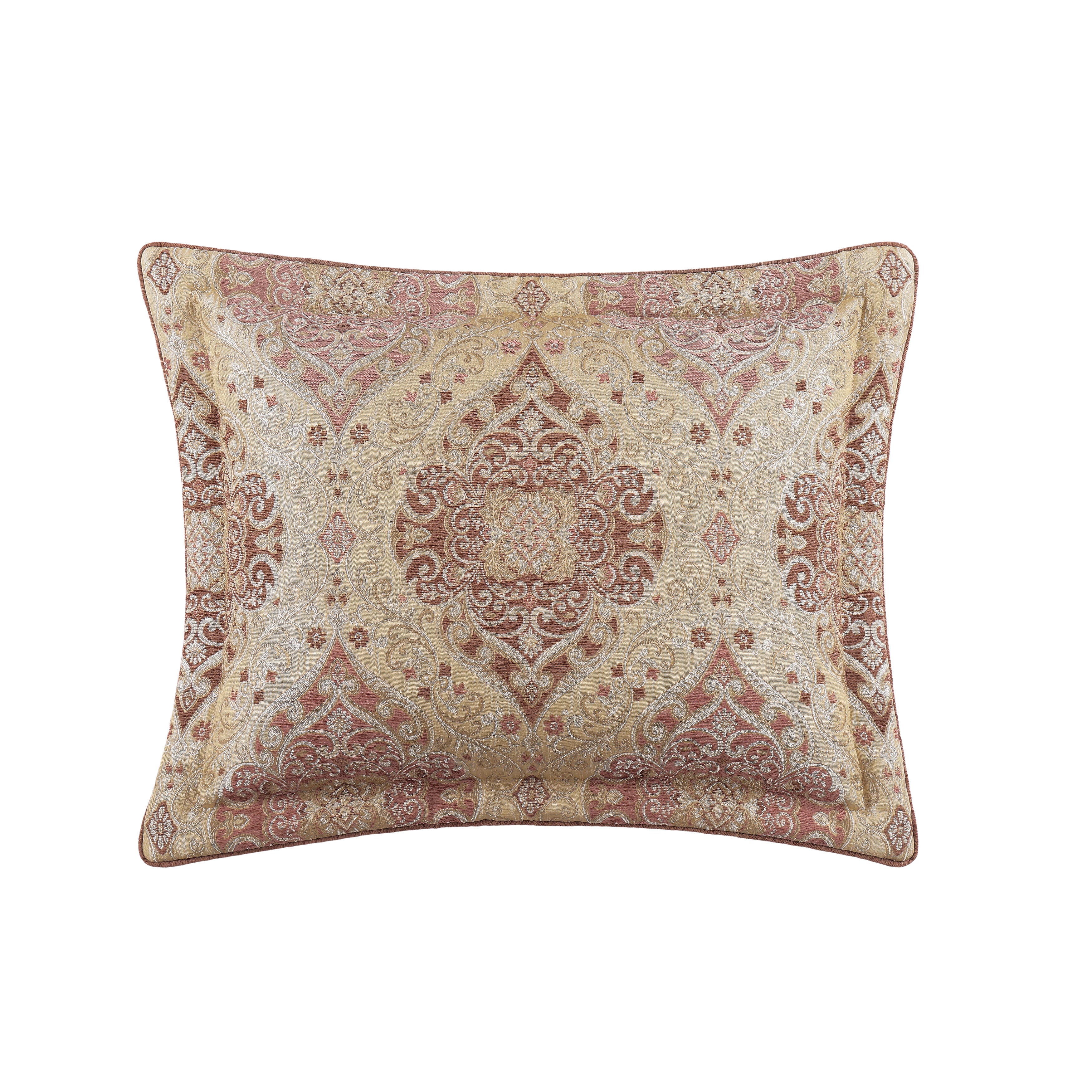 J. Queen New York Weston 4-Piece Queen Comforter Set, Terracotta, large