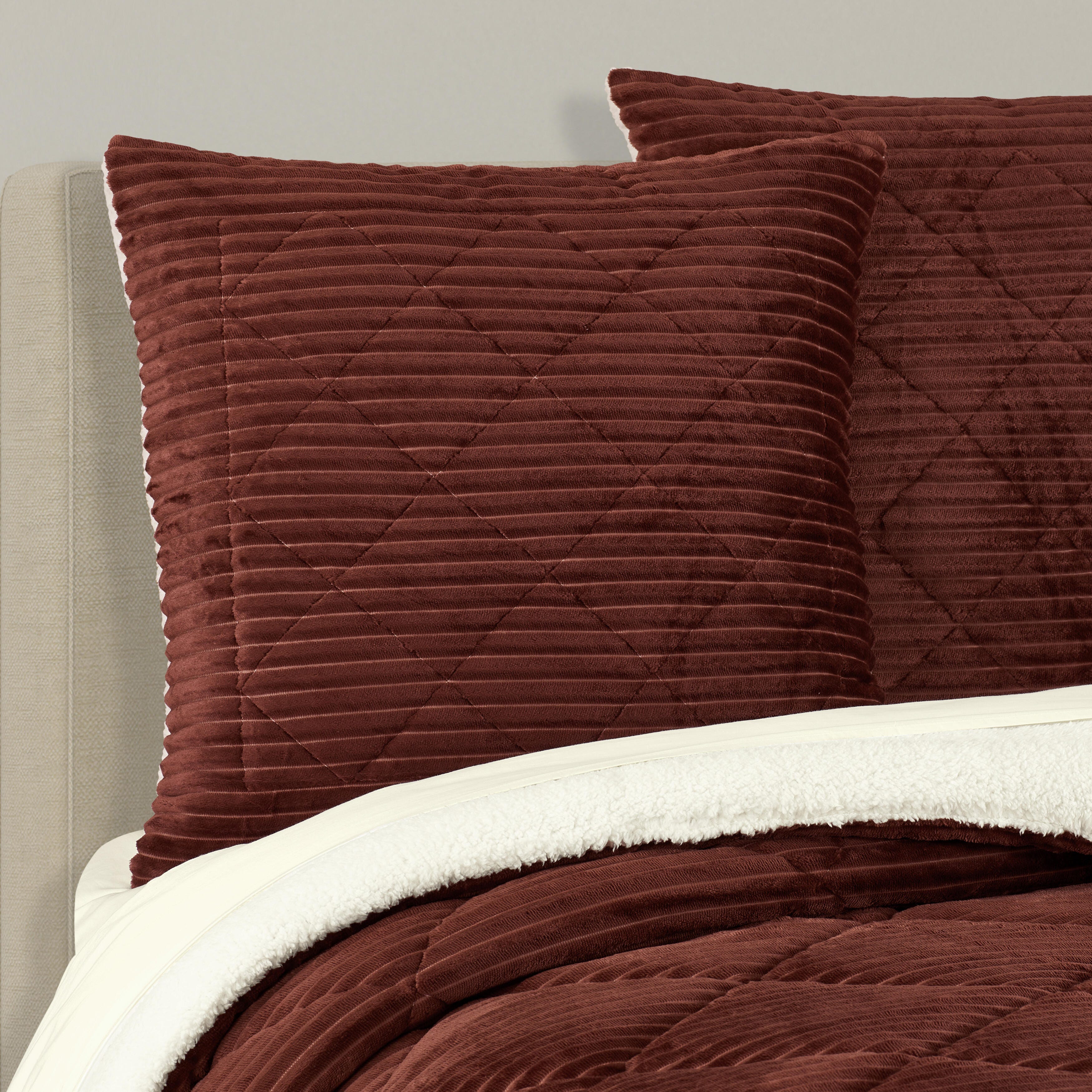 J. Queen New York Everett Euro Sham, Brick, large