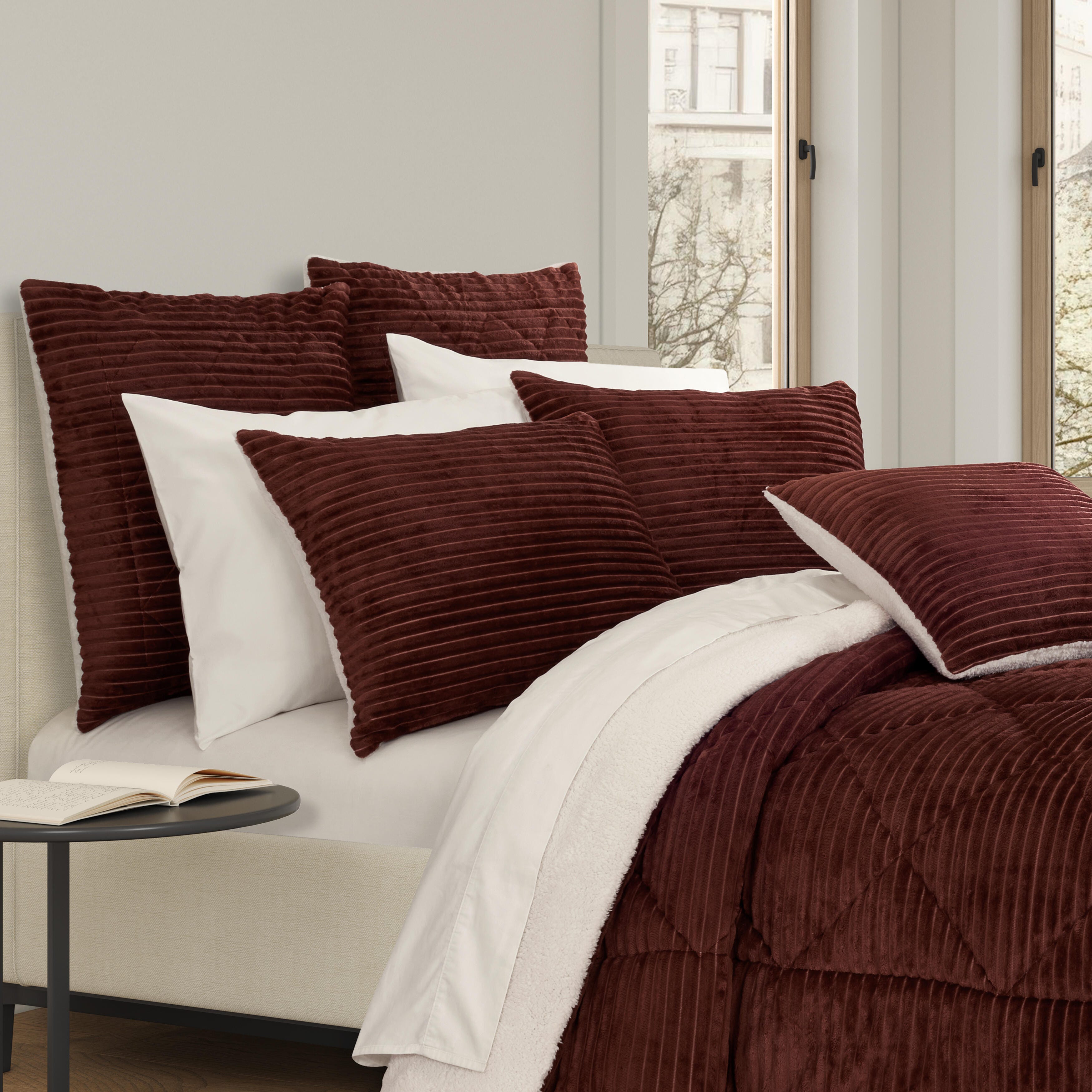 J. Queen New York Everett Euro Sham, Brick, large