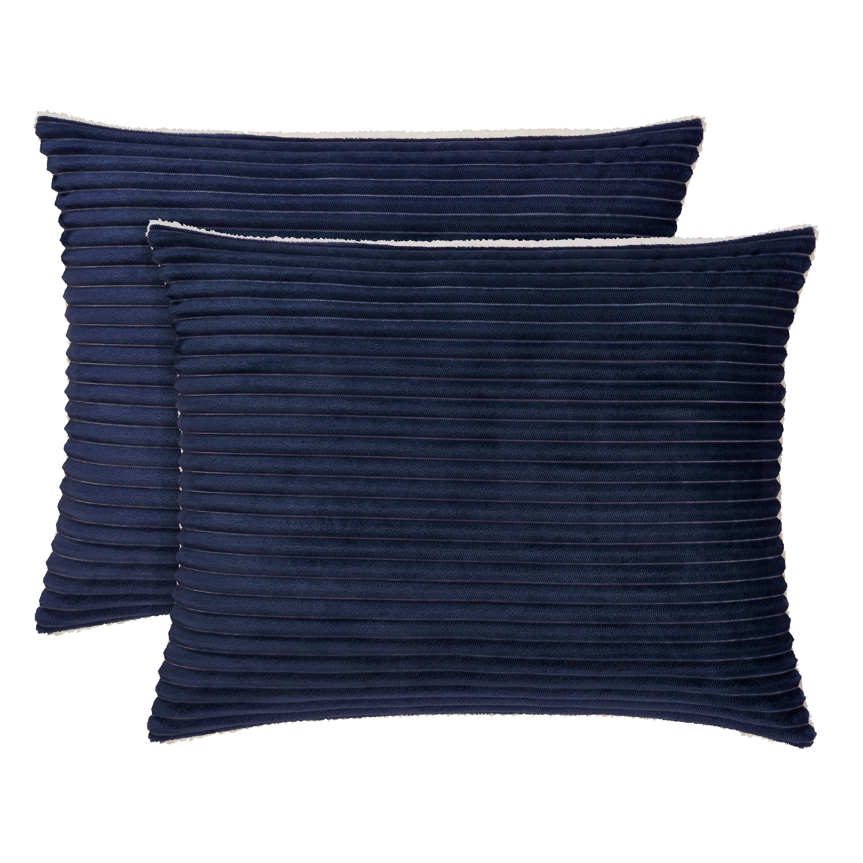 J. Queen New York Everett 3 Piece Full Comforter Set, Navy, large