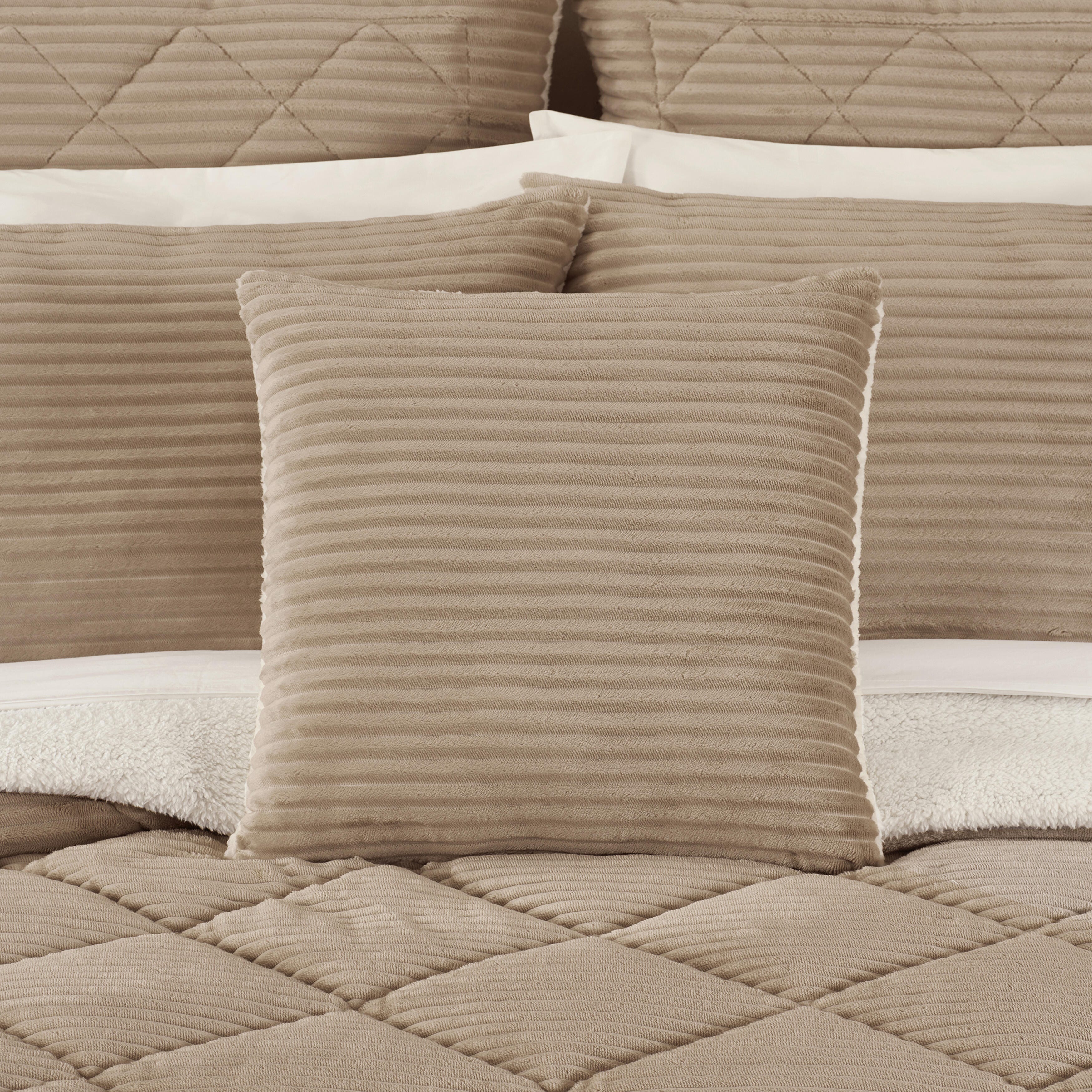 J. Queen New York Everett Decorative Throw Pillow, Beige, large