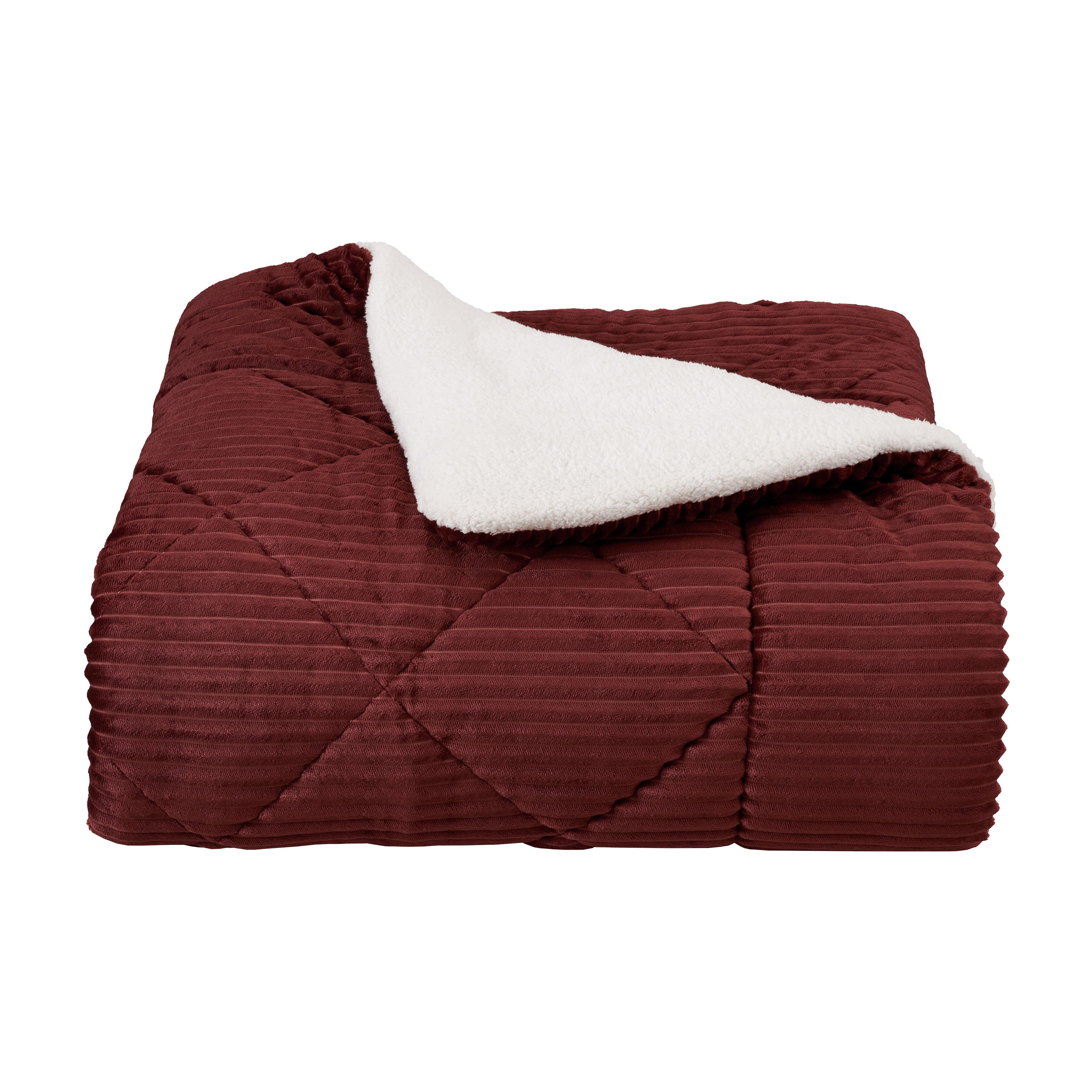 J. Queen New York Everett 3 Piece King Comforter Set, Brick, rollover