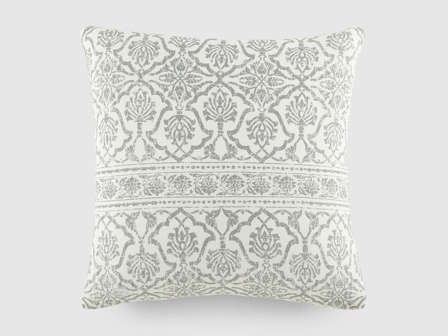 iEnjoy Home Damask Print Decorative Throw Pillow, Artic, large