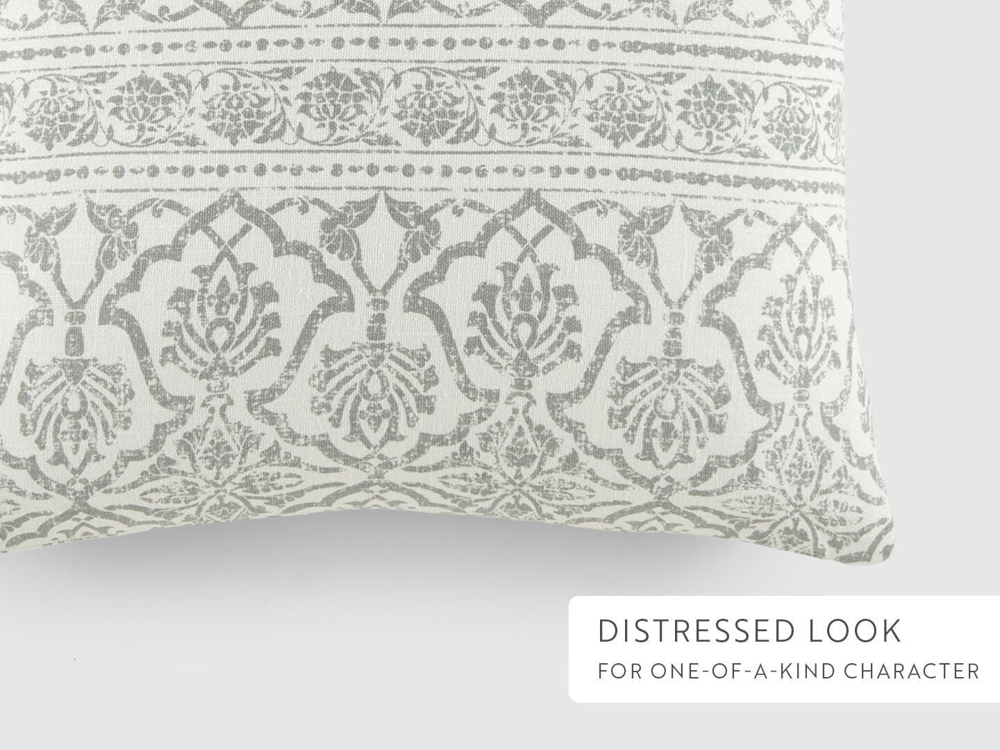 iEnjoy Home Damask Print Decorative Throw Pillow, Artic, large