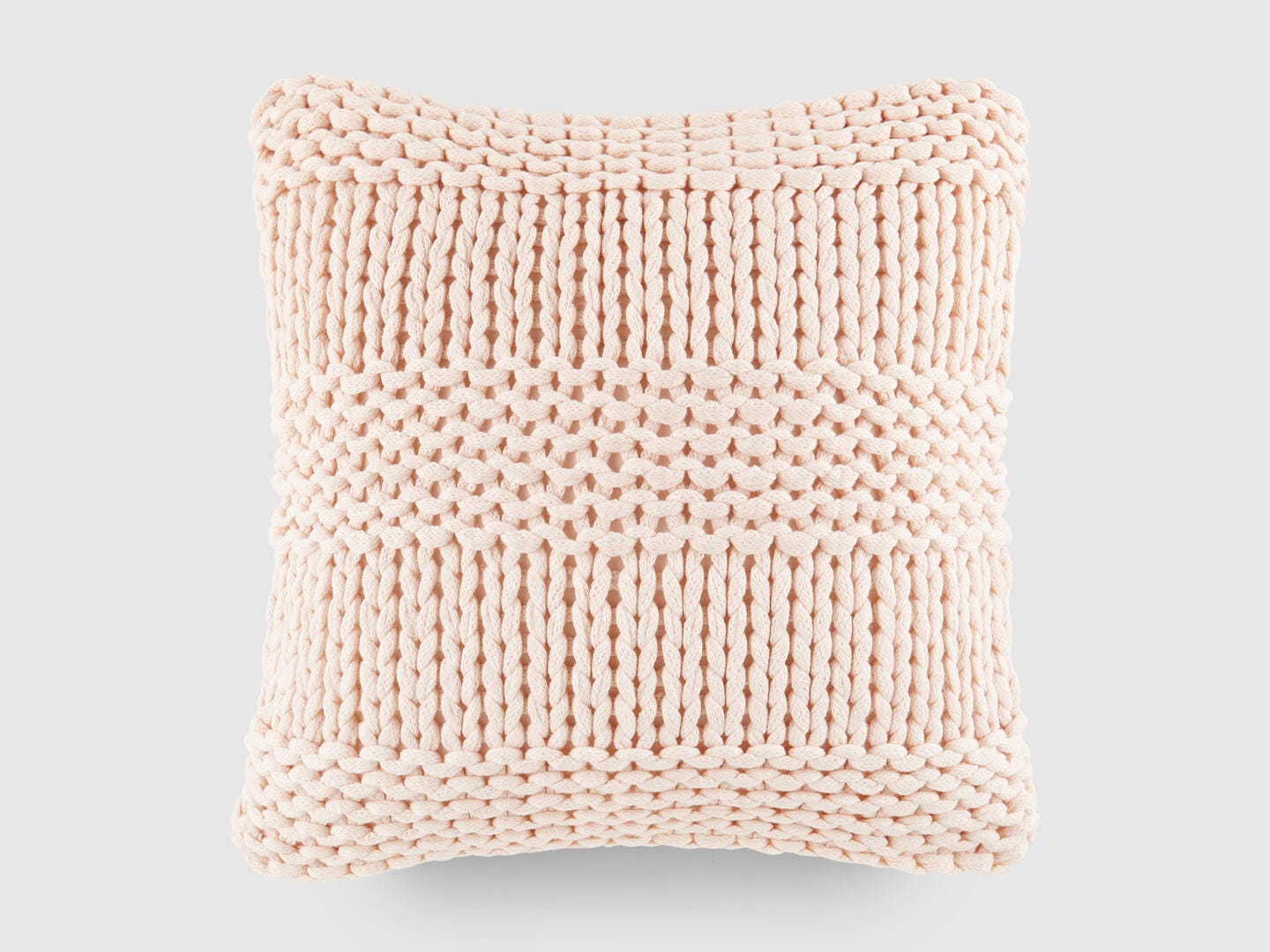 iEnjoy Home Chunky Decorative Throw Pillow, Blush, large