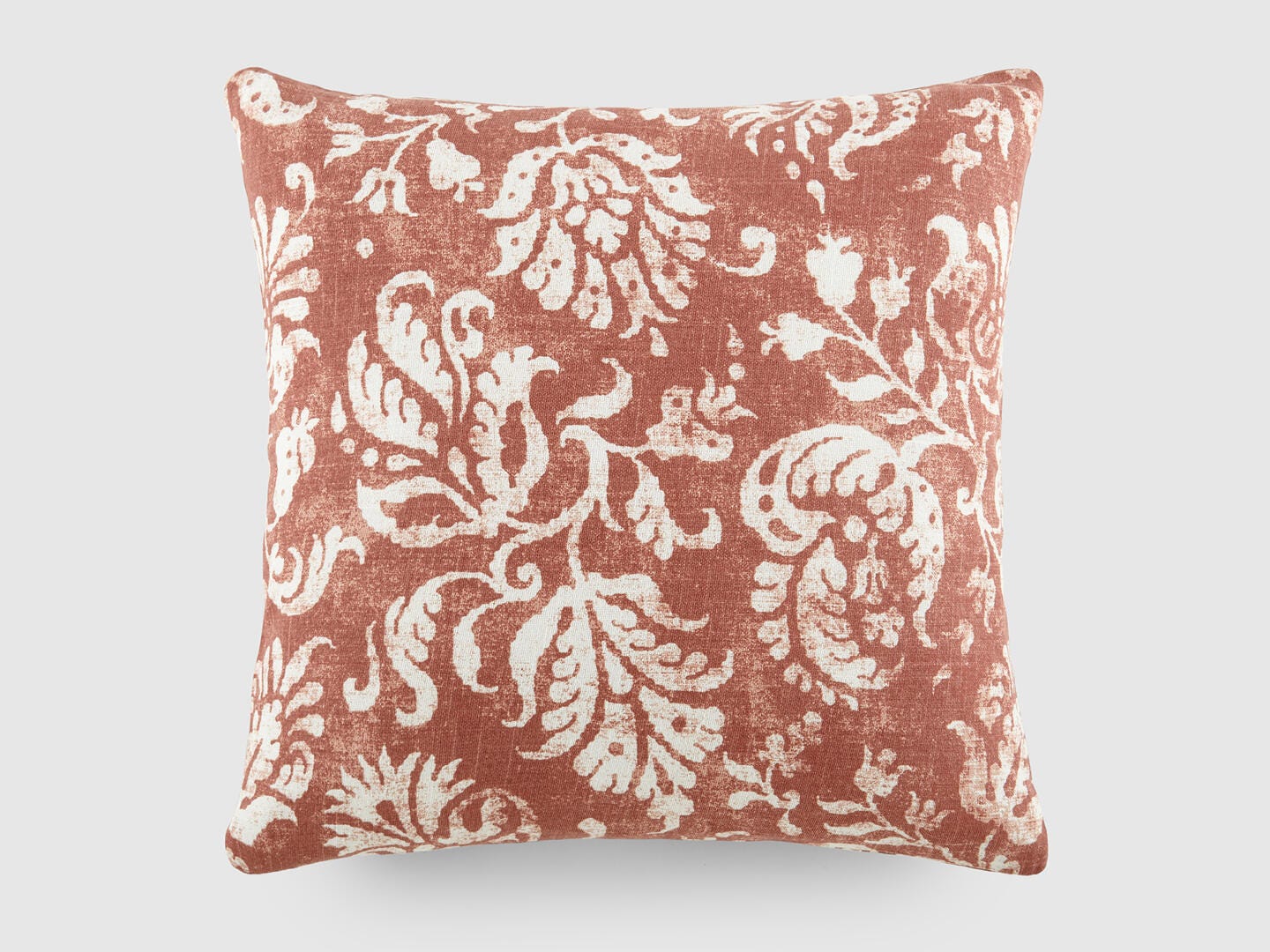 iEnjoy Home Classic Damask Print Decorative Throw Pillow, Rose, large