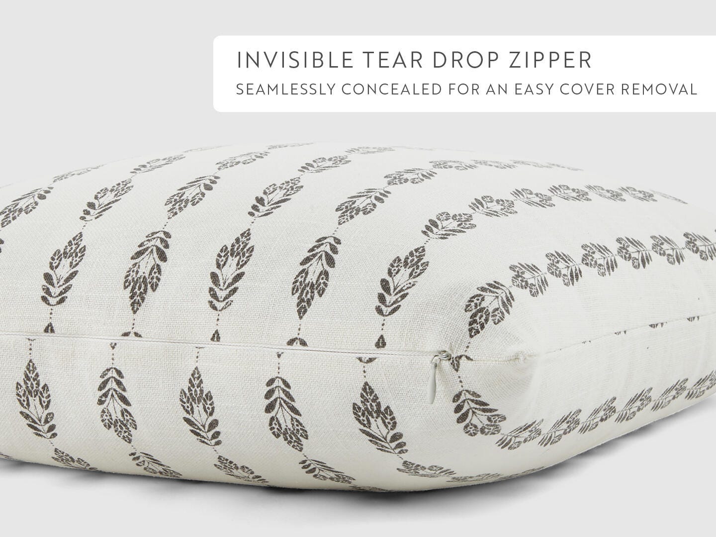 iEnjoy Home Folk Leaves Print Decorative Throw Pillow, , large