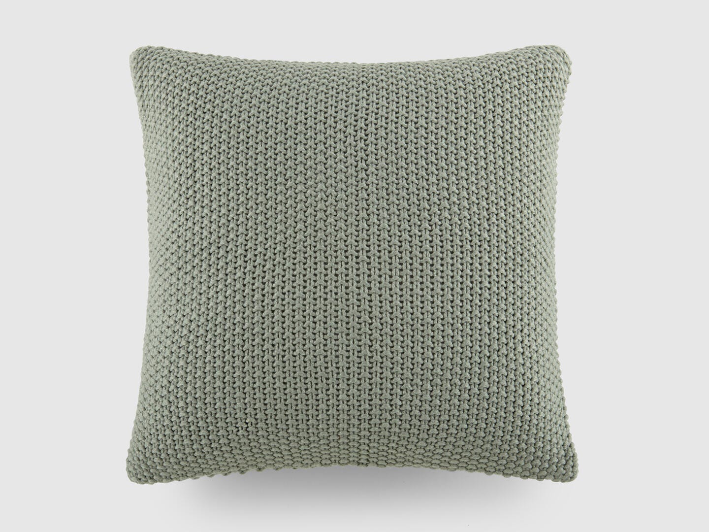 iEnjoy Home Waffle Knitt Decorative Throw Pillow, Eucalyptus, large