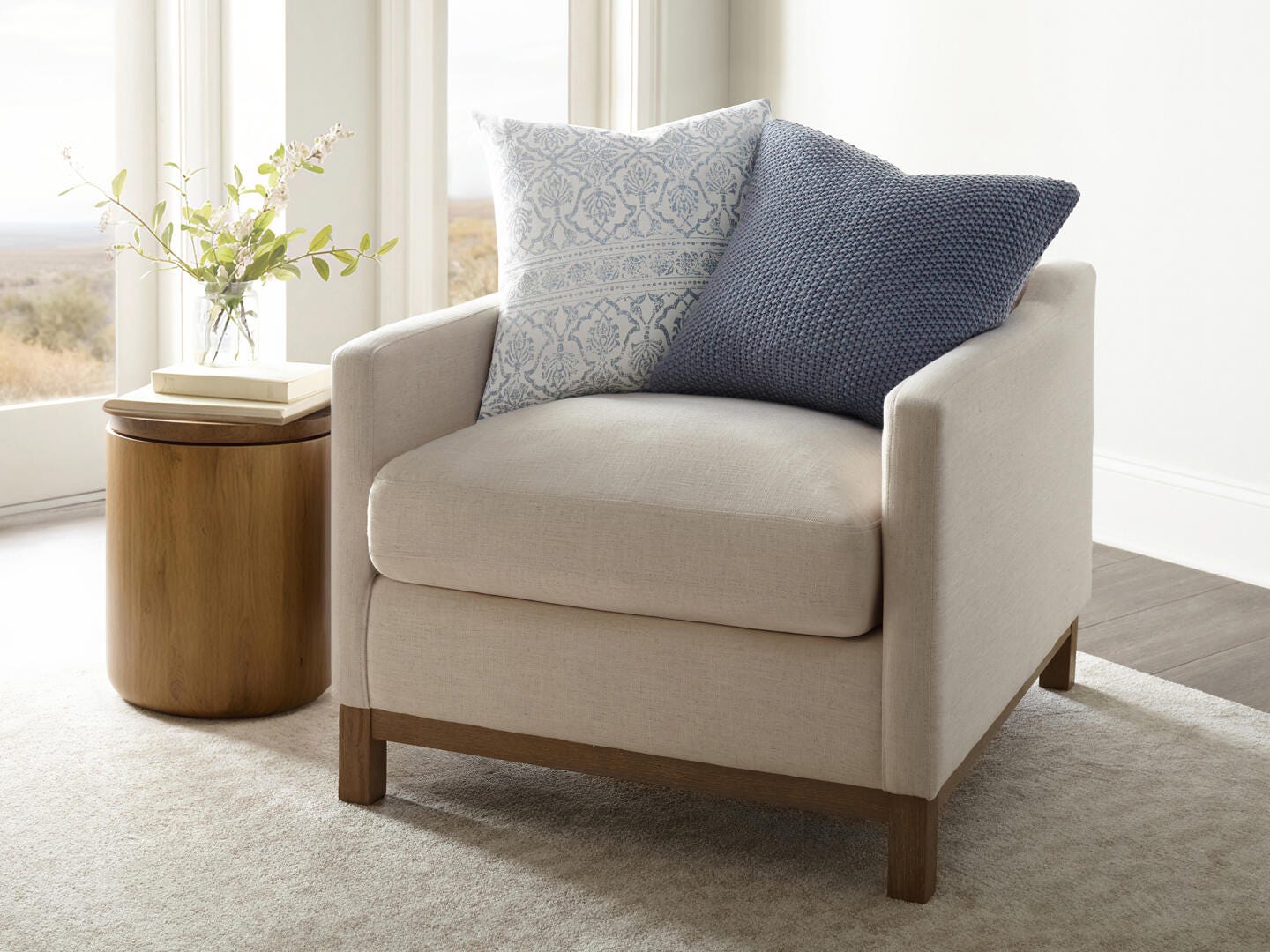 iEnjoy Home Waffle Knitt Decorative Throw Pillow, Stone, rollover