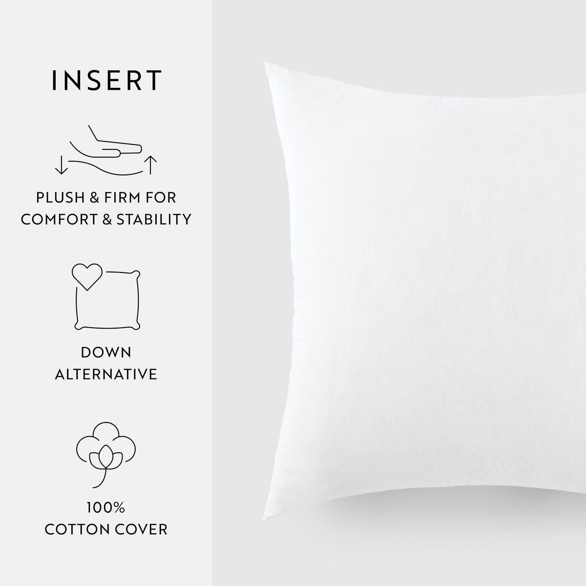iEnjoy Home Decorative Throw Pillow Insert, , large
