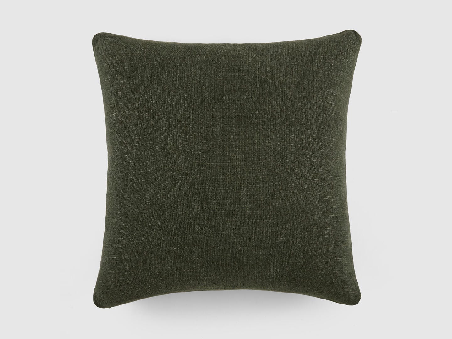 iEnjoy Home Distressed Decorative Throw Pillow, Olive, large