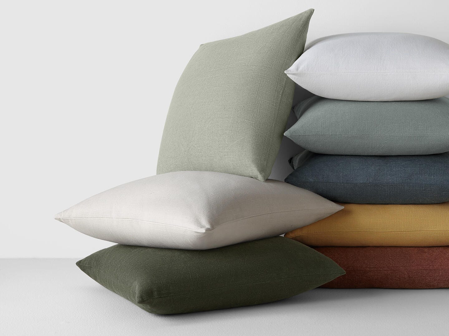iEnjoy Home Distressed Decorative Throw Pillow, Olive, large