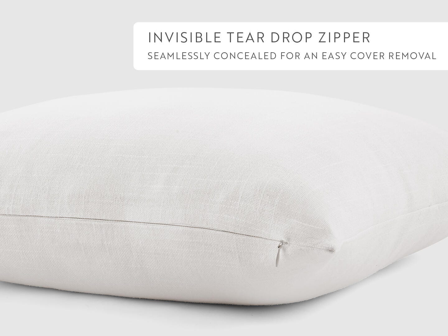 iEnjoy Home Distressed Decorative Throw Pillow, White, large