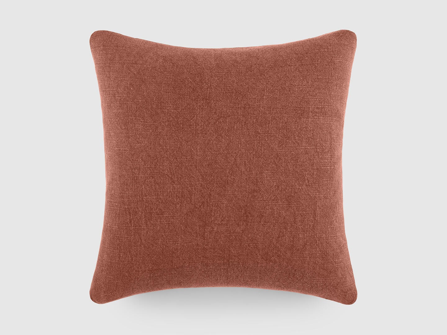 iEnjoy Home Distressed Decorative Throw Pillow, Terracotta, large