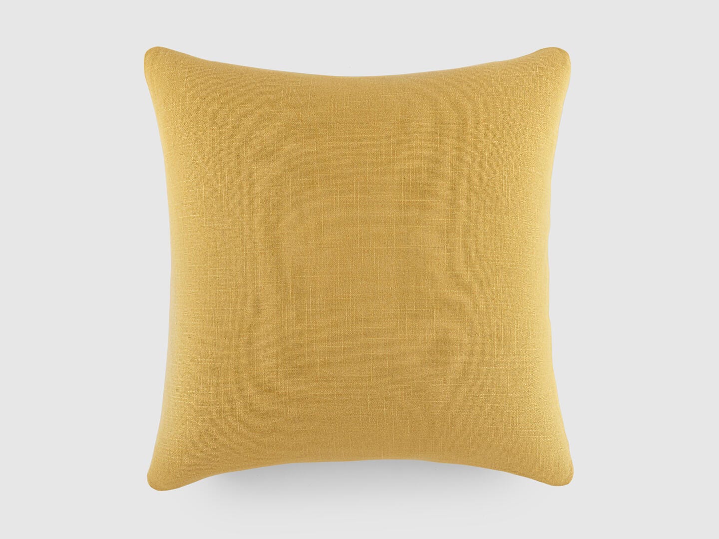 iEnjoy Home Distressed Decorative Throw Pillow, Mustard, large