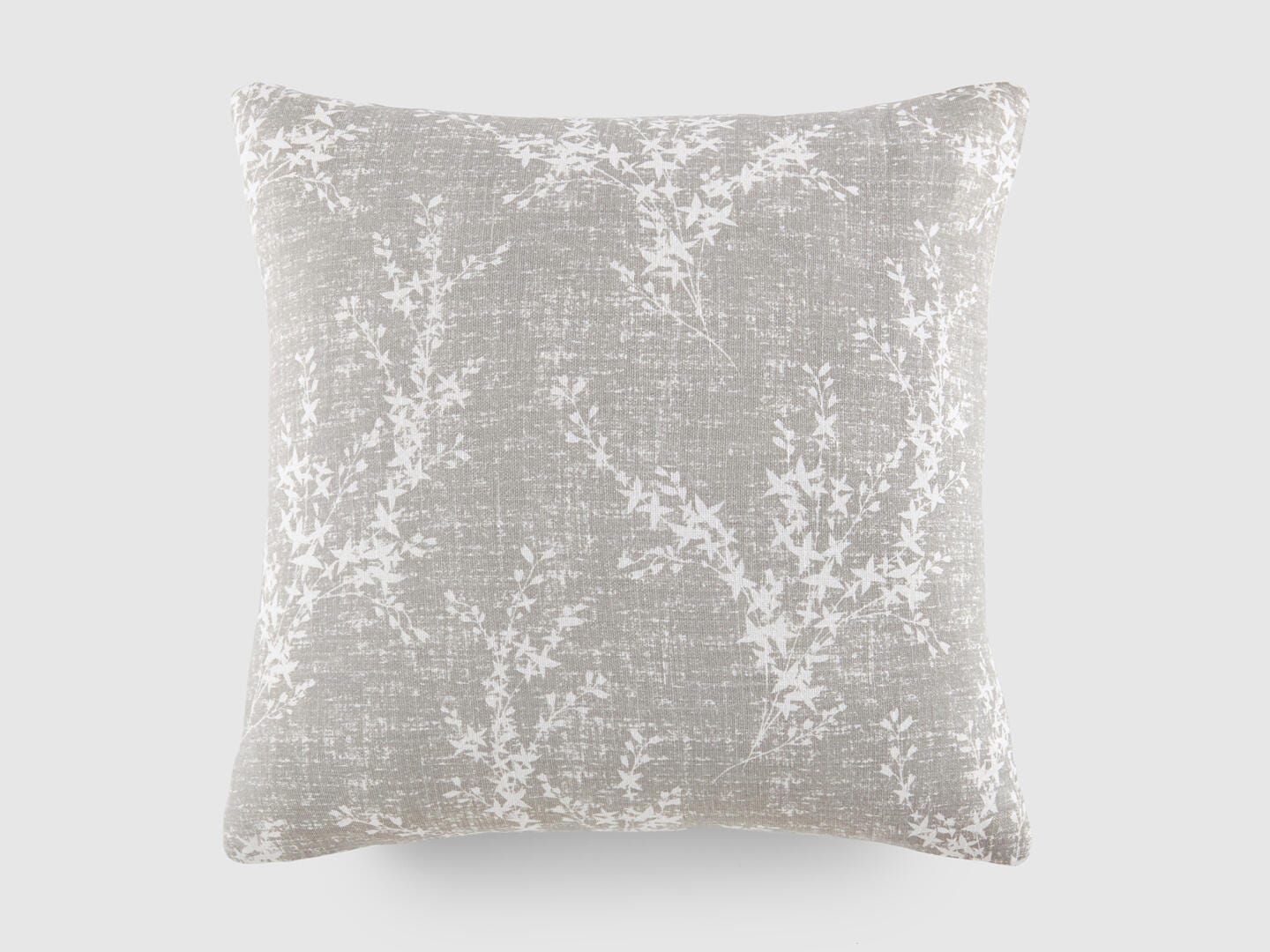 iEnjoy Home Willow Print Decorative Throw Pillow, Light Gray, large