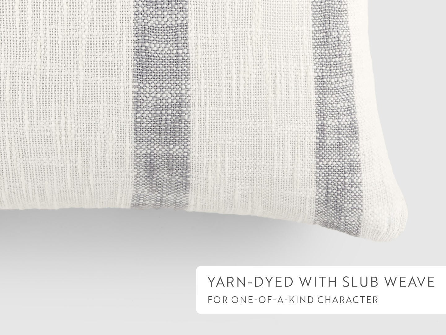 iEnjoy Home Wide Striped Decorative Throw Pillow, , large