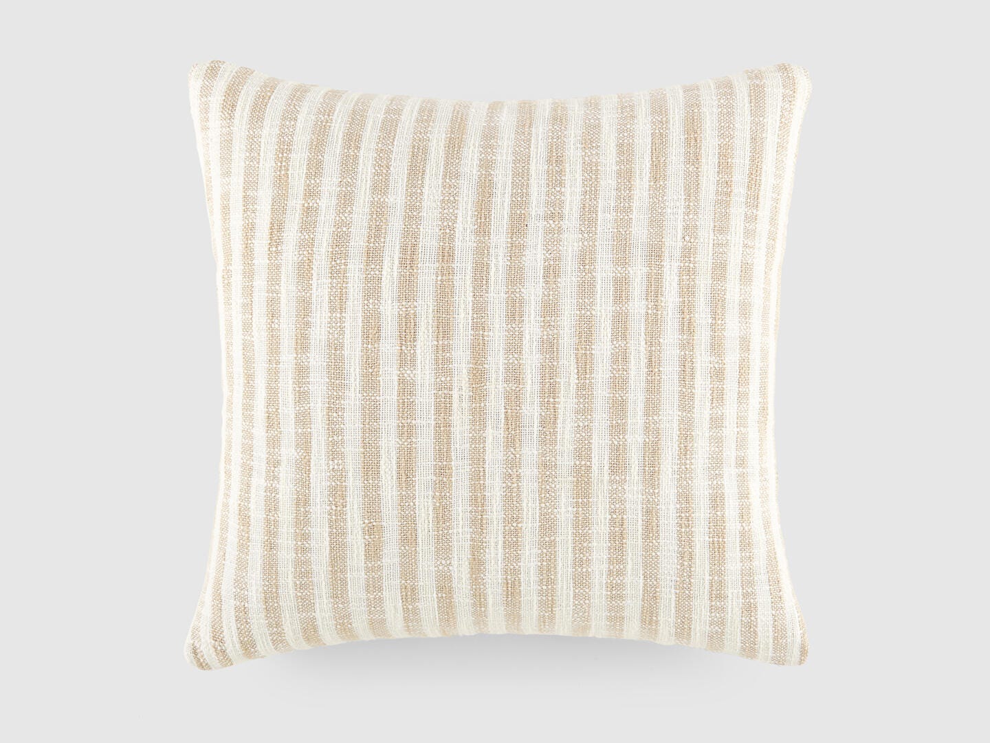 iEnjoy Home Striped Decorative Throw Pillow, Natural, large