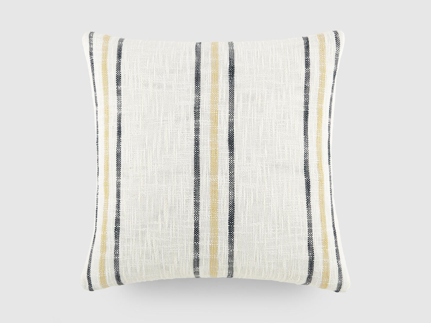 iEnjoy Home Triple Striped Decorative Throw Pillow, Mustard, large