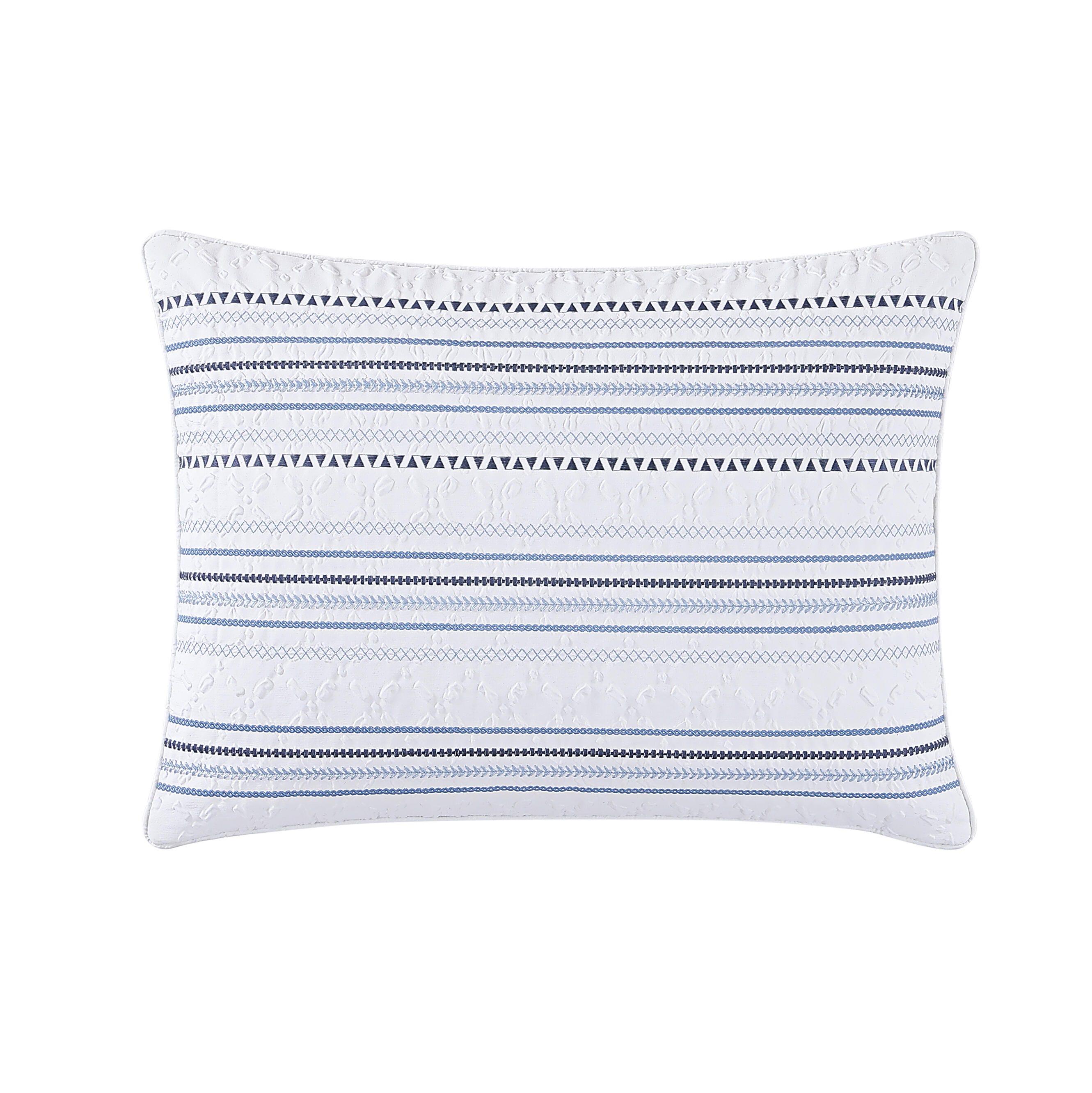 J. Queen New York Bayside 4 Piece Queen Comforter Set, Blue, large