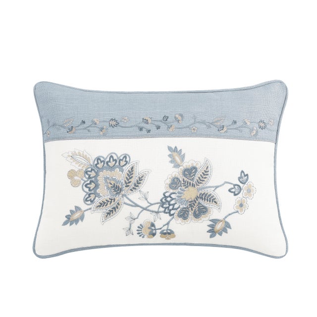 J. Queen New York Garden Bloom Boudoir Throw Pillow