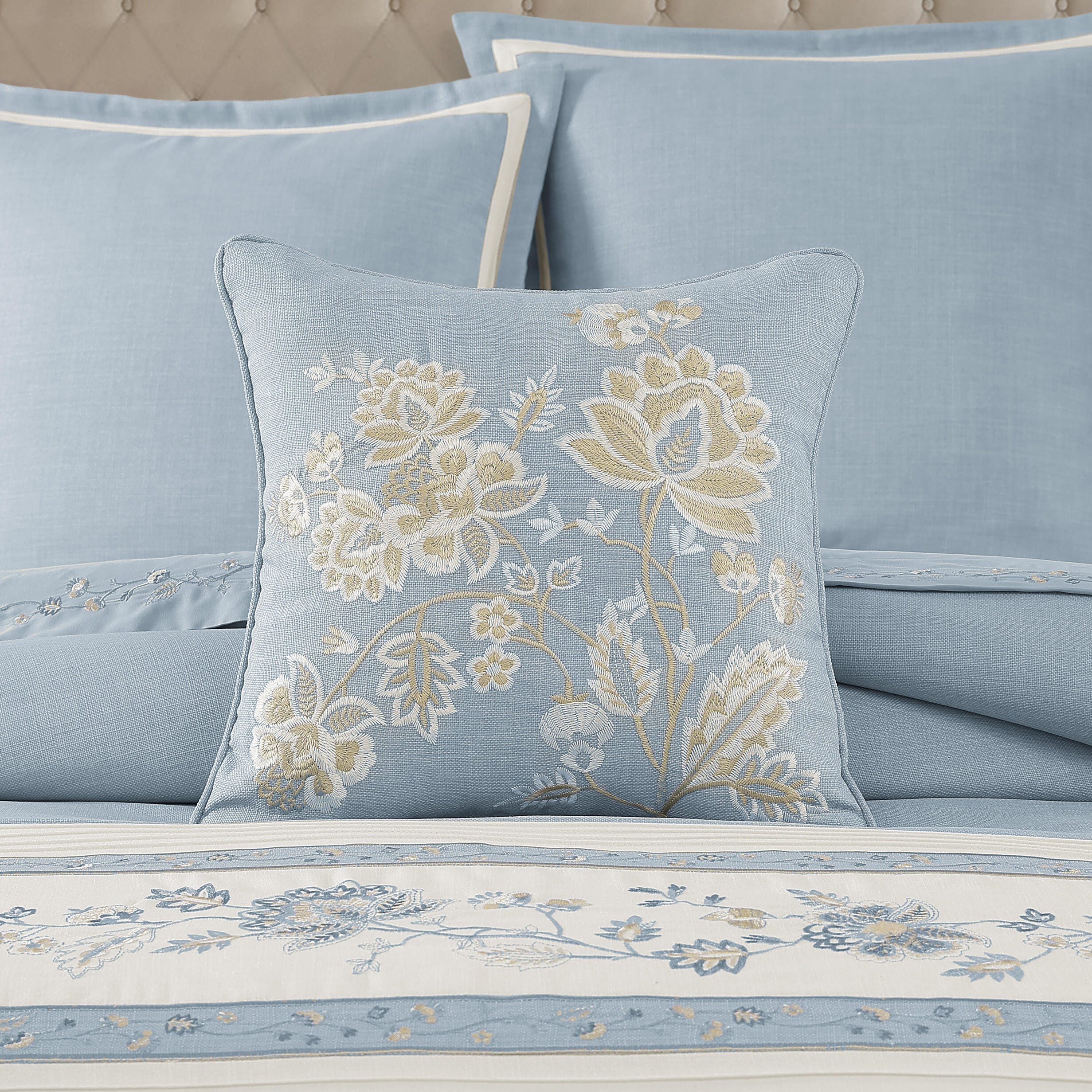 J. Queen New York Garden Bloom Throw Pillow, , large