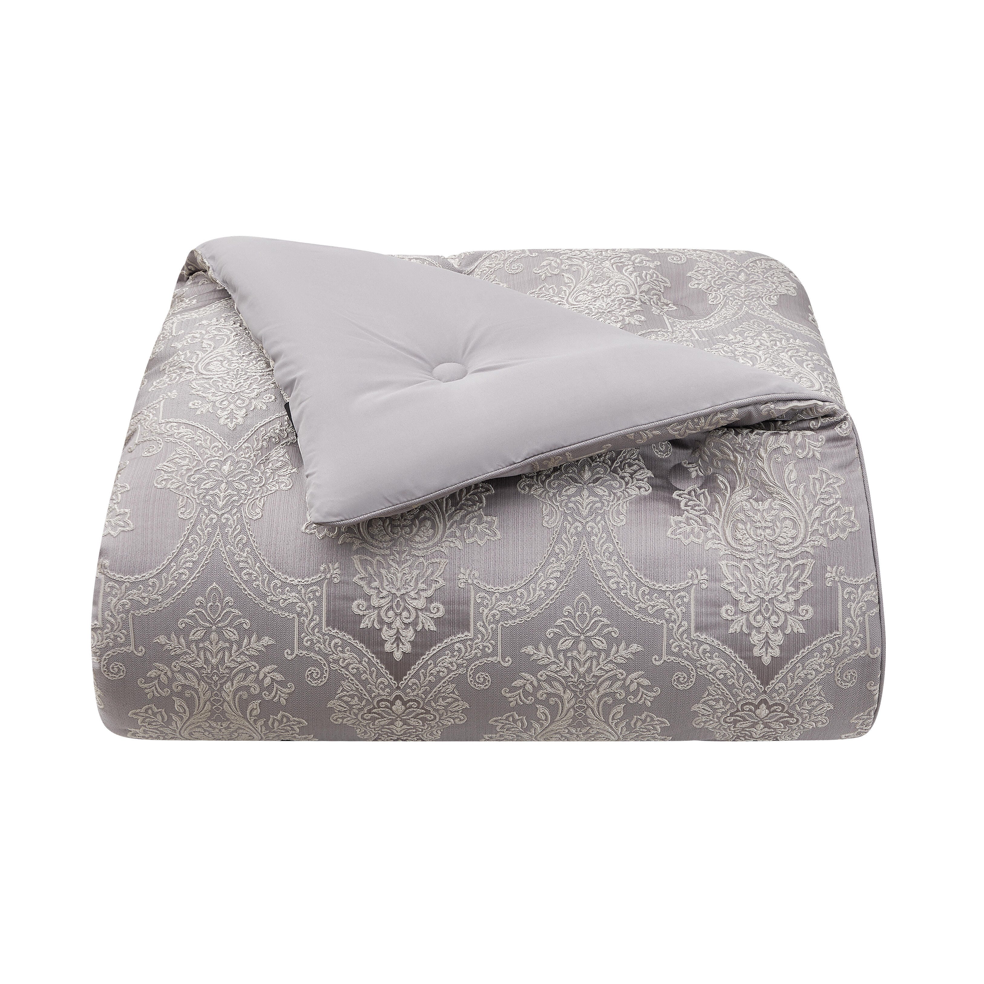 J. Queen New York Mary 4 Piece California King Comforter Set, Lavender, rollover