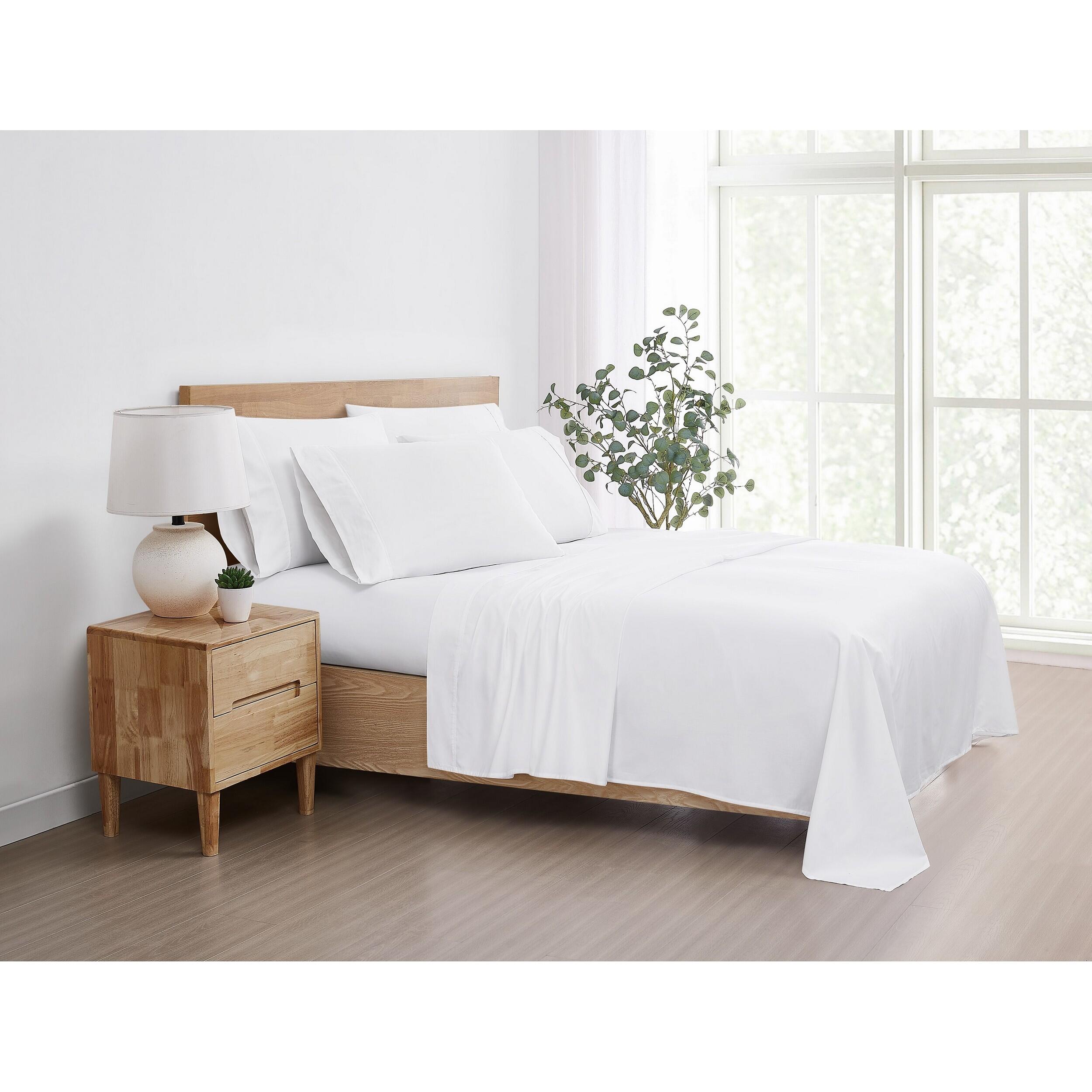 5th Avenue Lux 5-Piece Split King Sheet Set, White, rollover