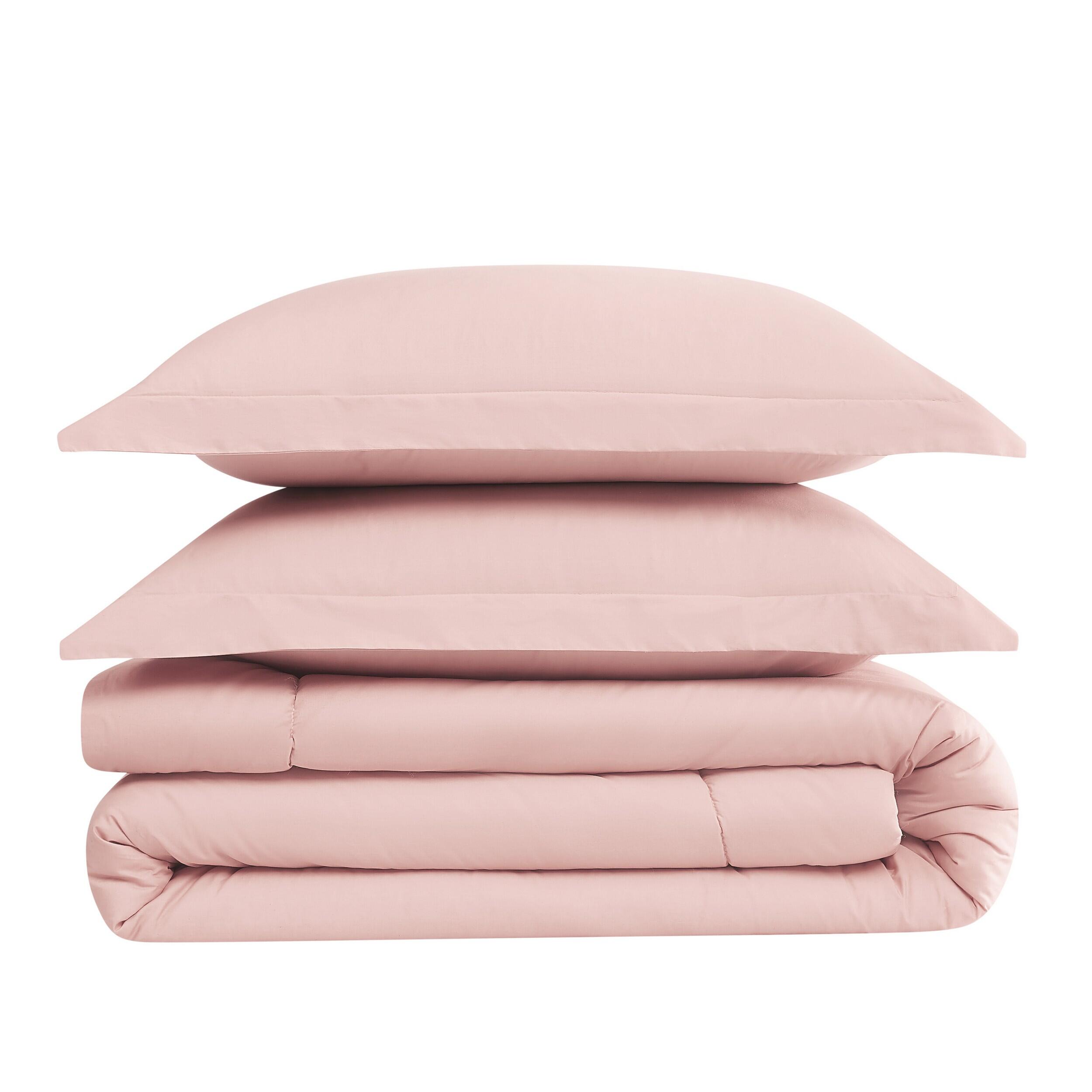 Brooklyn Loom 3-Piece King Comforter Set, Blush, large