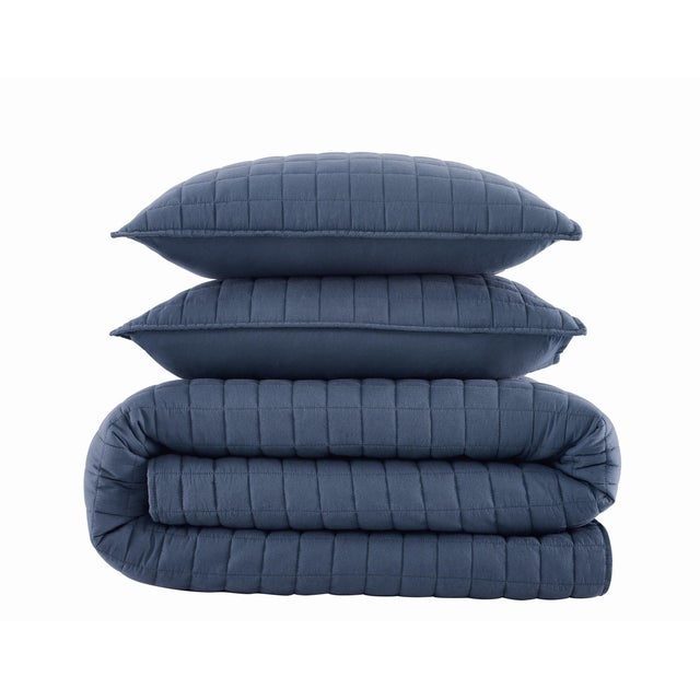 Brooklyn Loom Essential 3-Piece Full/Queen Quilt Set