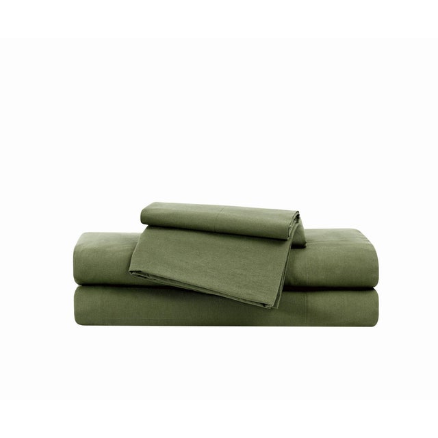 Brooklyn Loom Essential 3-Piece Full Sheet Set