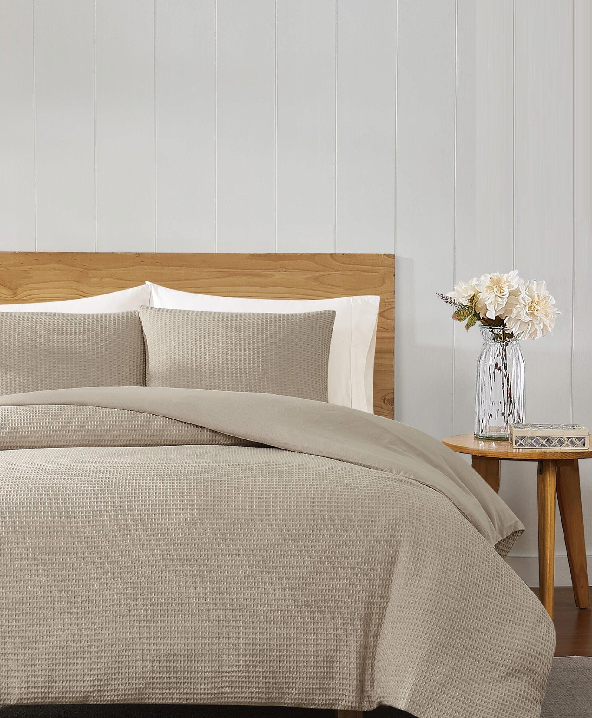 Cannon Heritage 3-Piece Full/Queen Duvet Set, Khaki, large