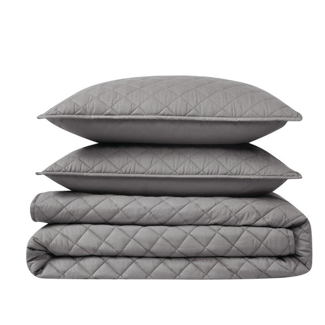 Cannon Percale 3-Piece Full/Queen Quilt Set