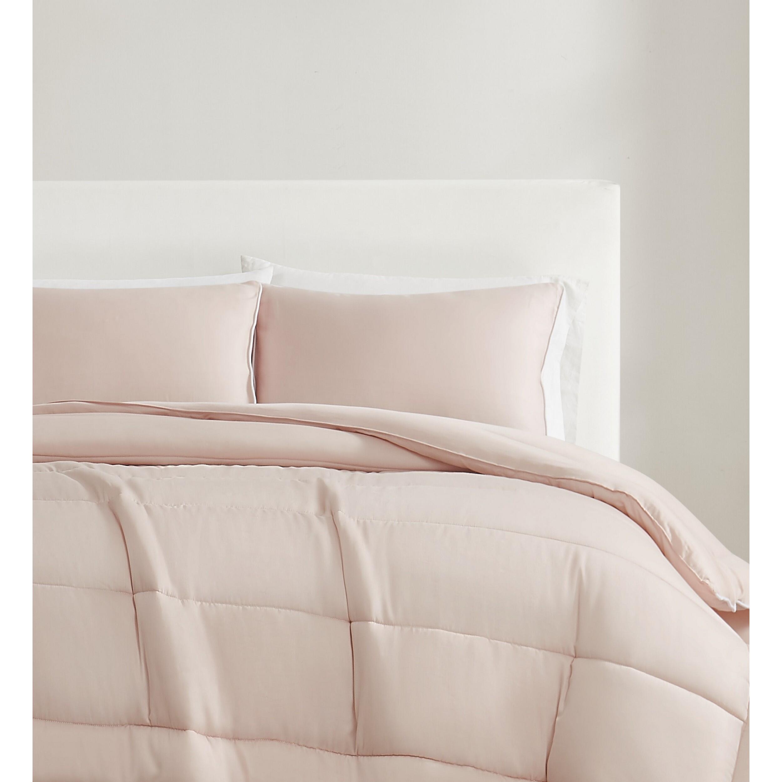 Christian Siriano NY 2-Piece Twin Comforter Set, Blush, large