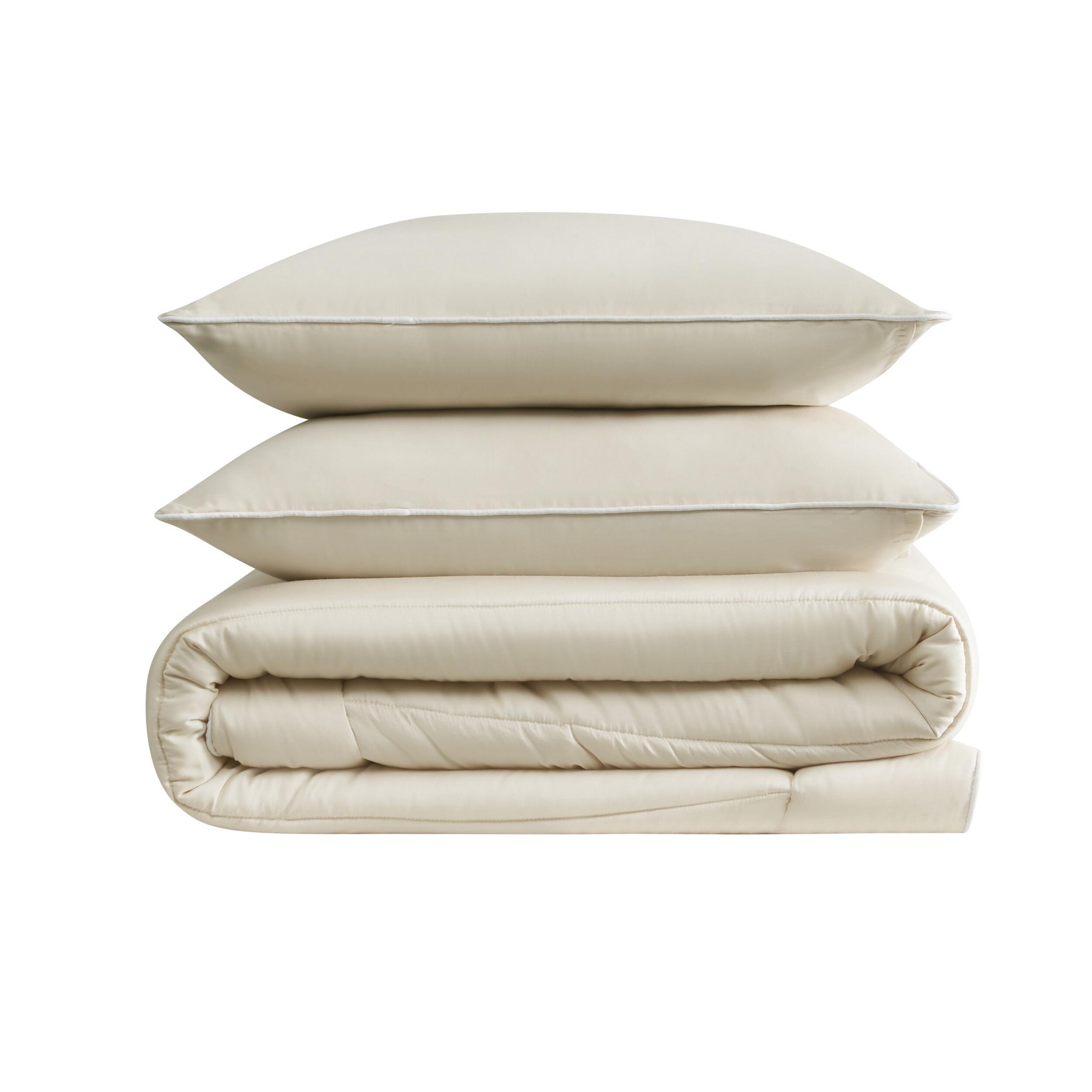 Christian Siriano NY 3-Piece Full/Queen Comforter Set, Khaki, large