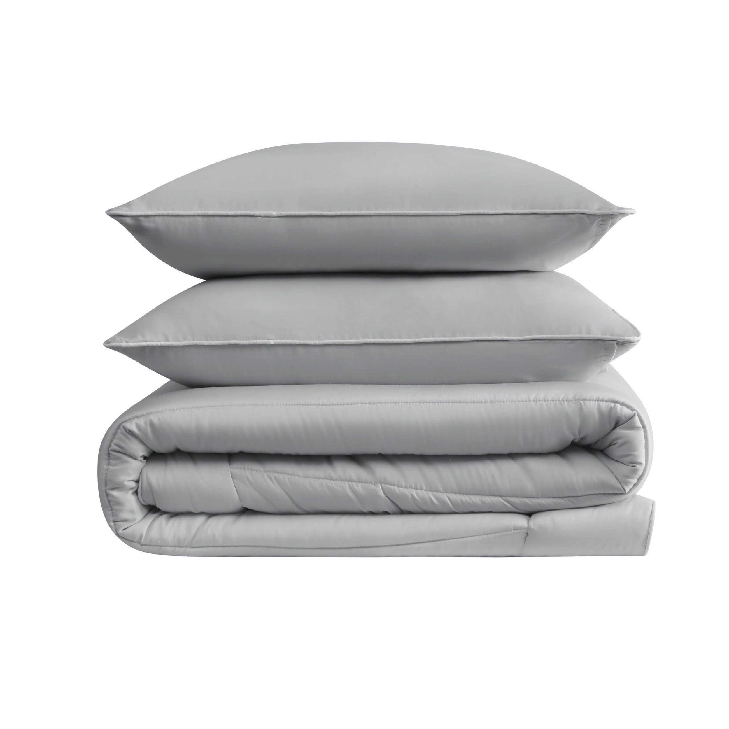 Christian Siriano NY 3-Piece King Comforter Set, Gray, large