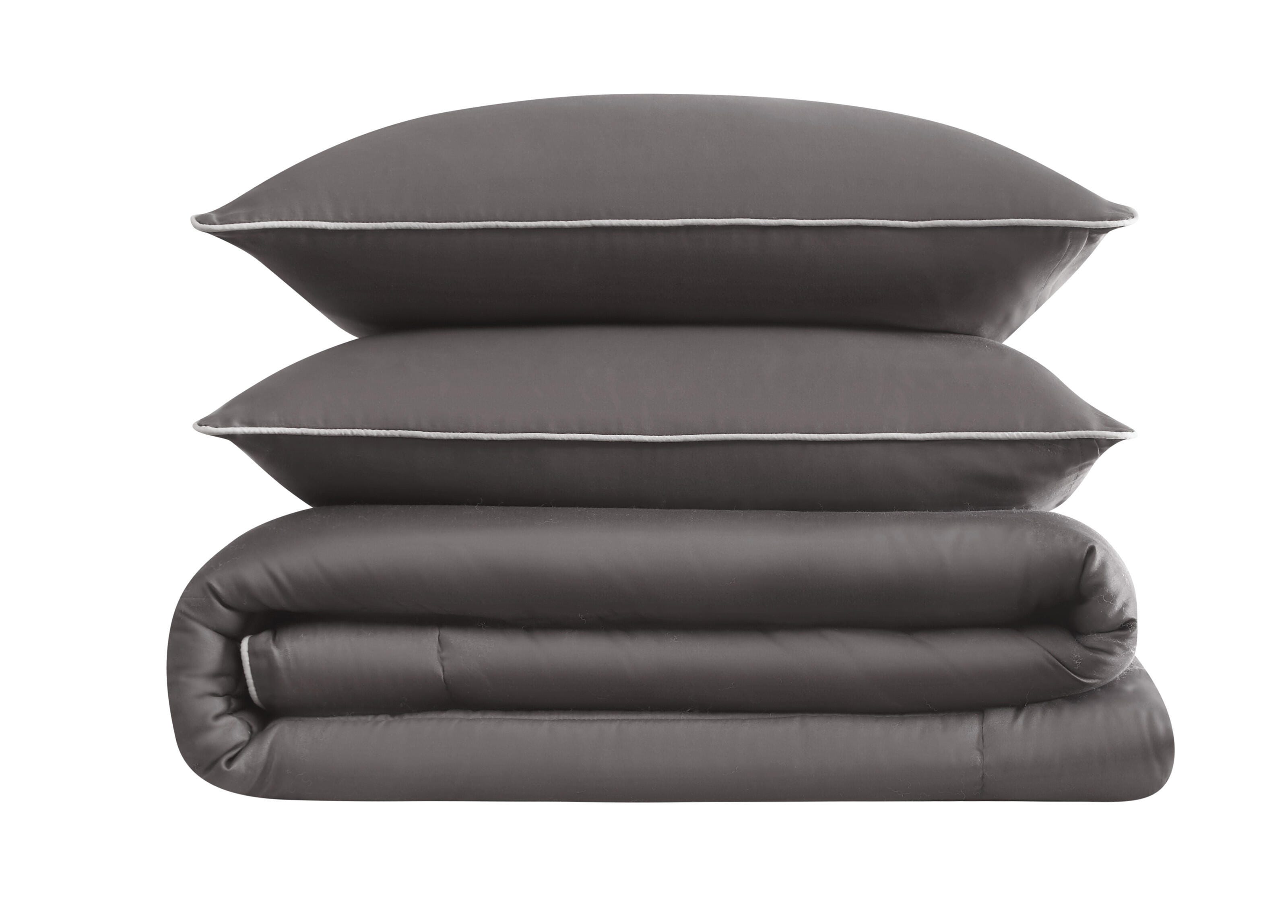 Christian Siriano NY 3-Piece Full/Queen Comforter Set, Dark Gray, large
