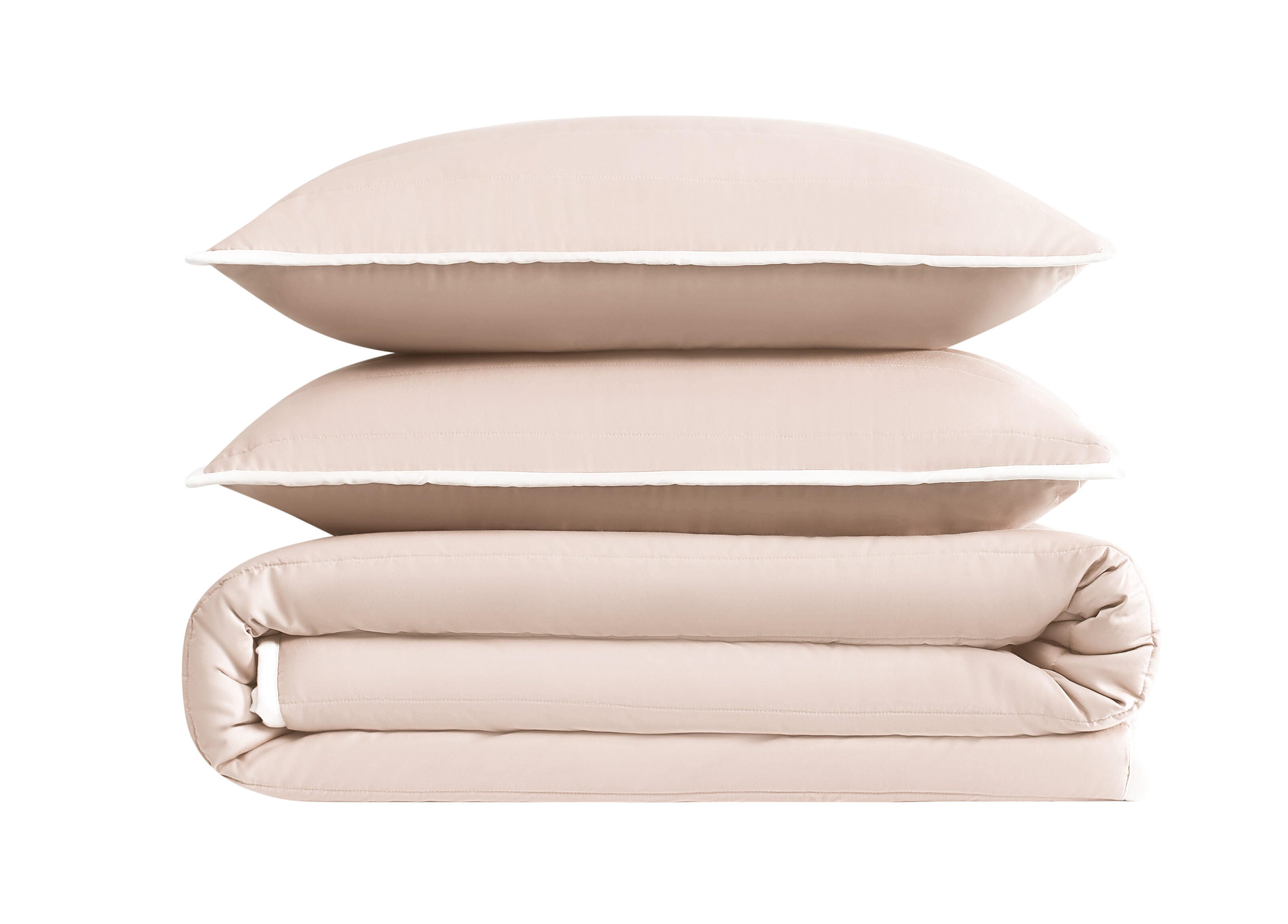 Christian Siriano NY 2-Piece Twin Quilt Set, Blush, large