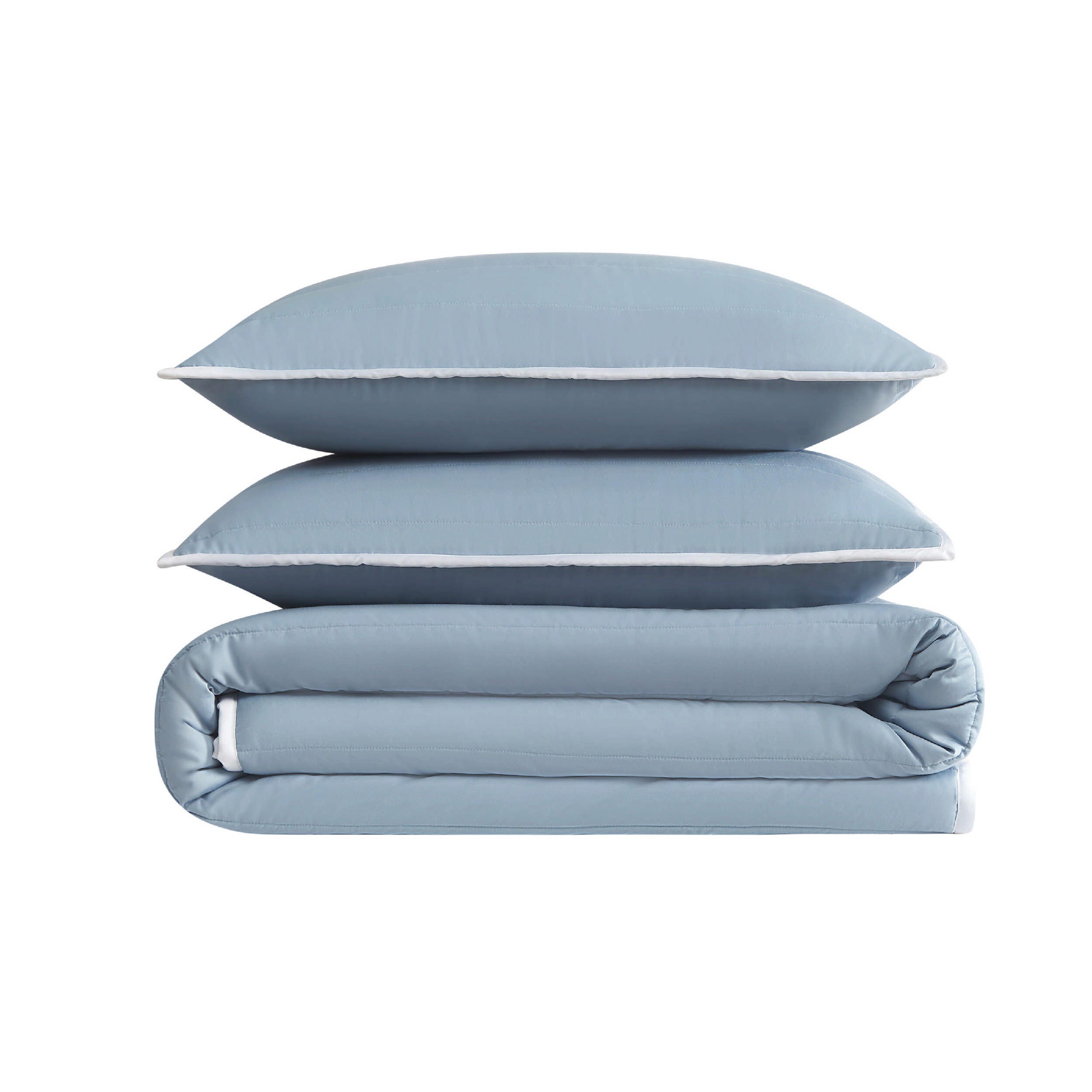 Christian Siriano NY 3-Piece Full/Queen Quilt Set, Blue, large