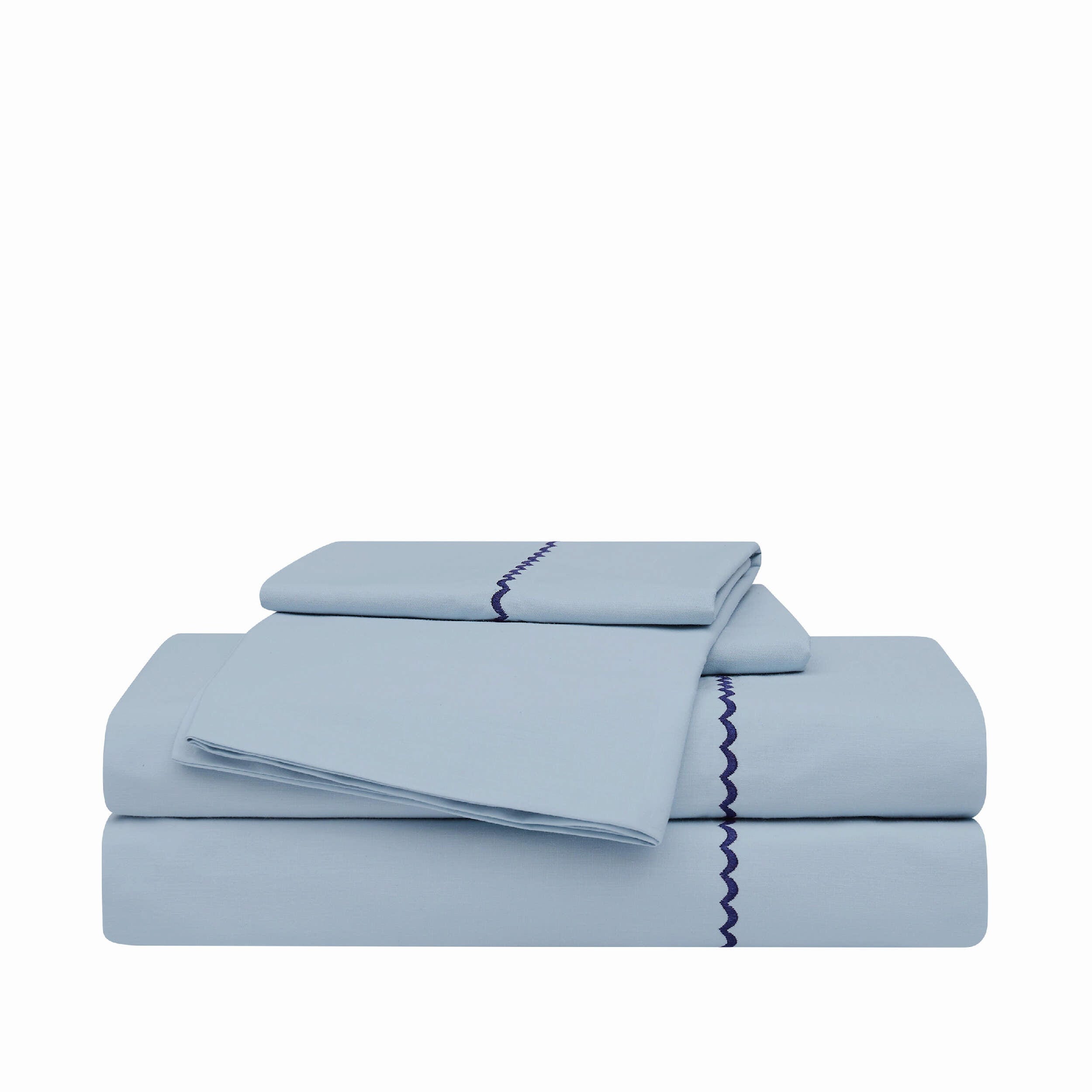 Oceanfront Resort 3-Piece Queen Sheet Set, Light Blue, rollover