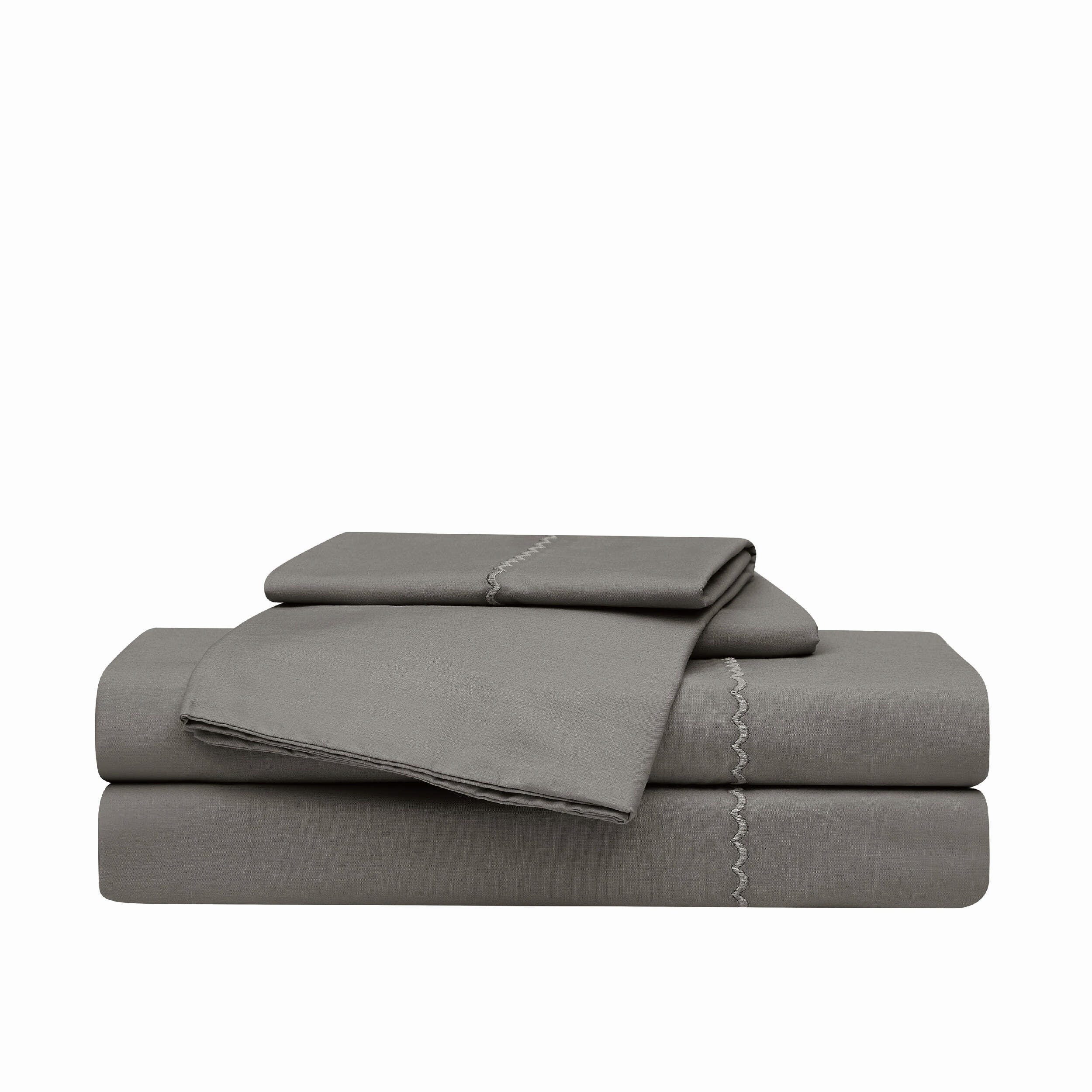 Oceanfront Resort 5-Piece Split King Sheet Set, Gray, large