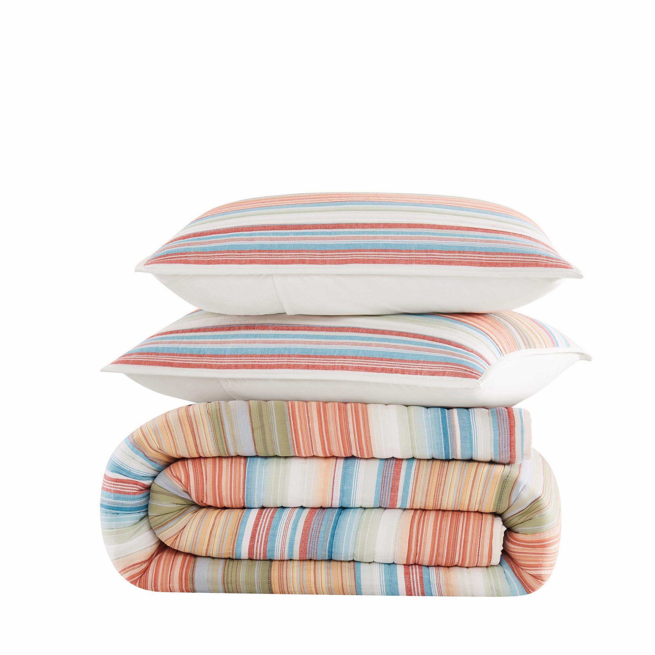 Oceanfront Resort Palm Beach 3-Piece Full/Queen Quilt Set, Multi, rollover