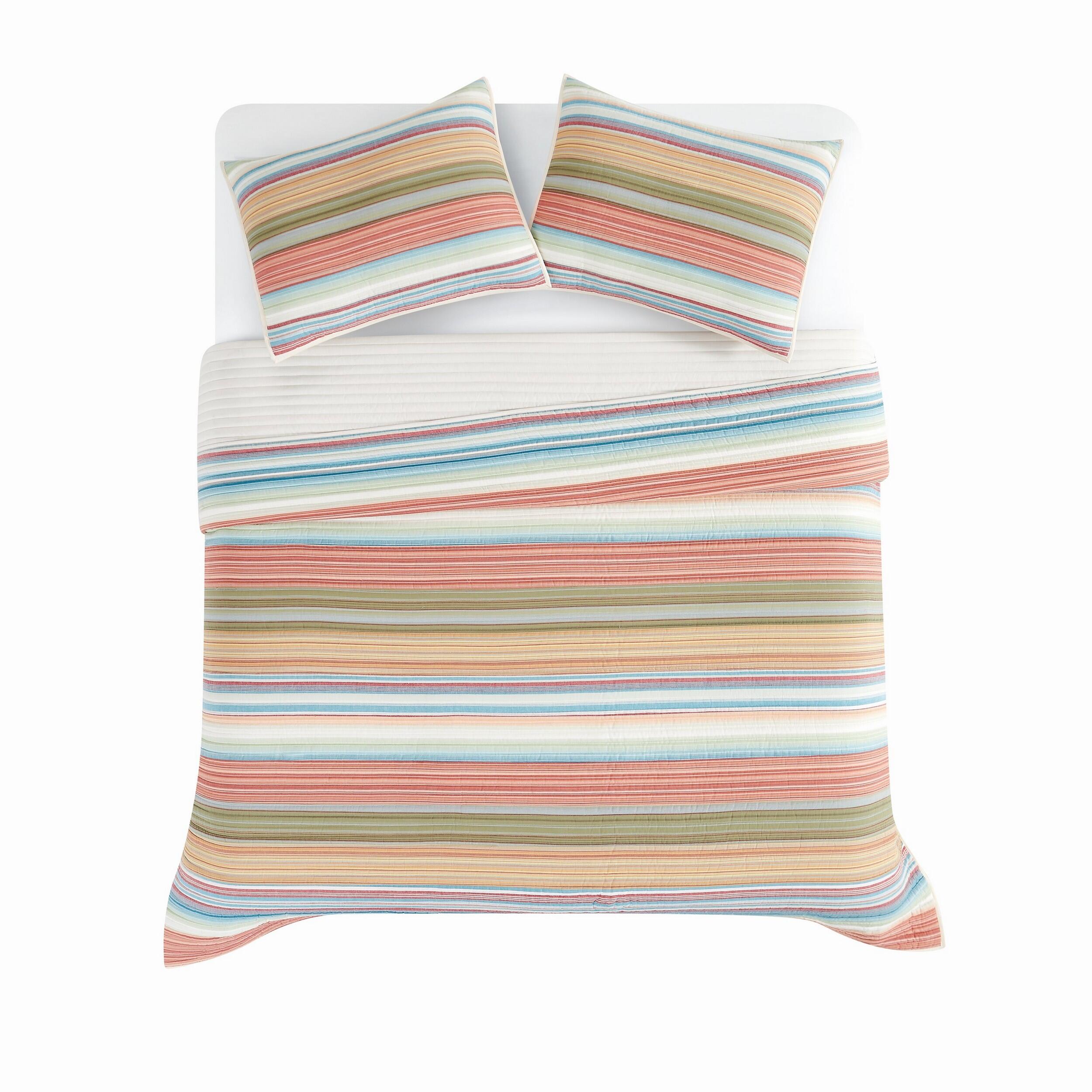 Oceanfront Resort Palm Beach 3-Piece Full/Queen Quilt Set, Multi, large