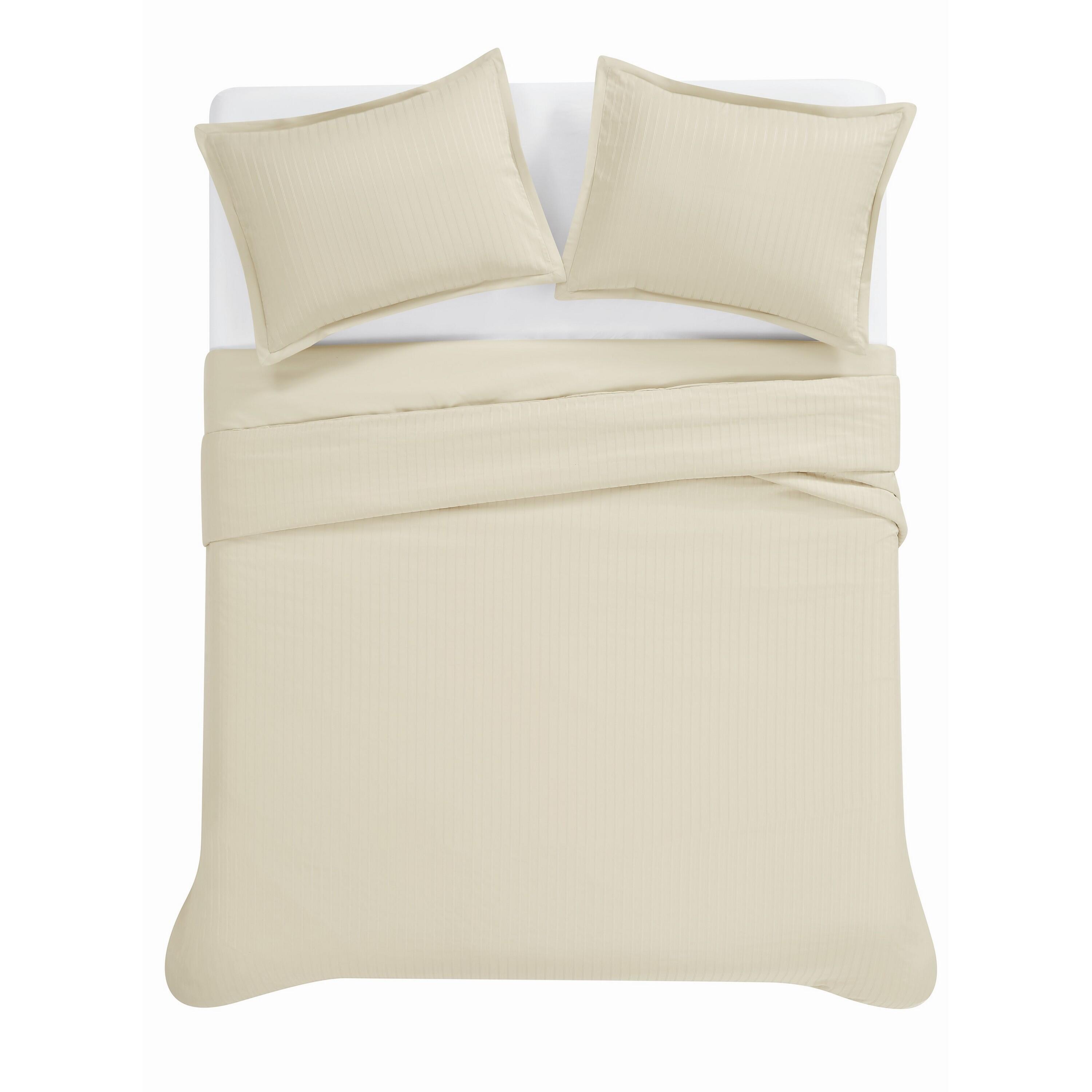 Royal Velvet Olivia 3-Piece Full/Queen Duvet Set, Taupe, large