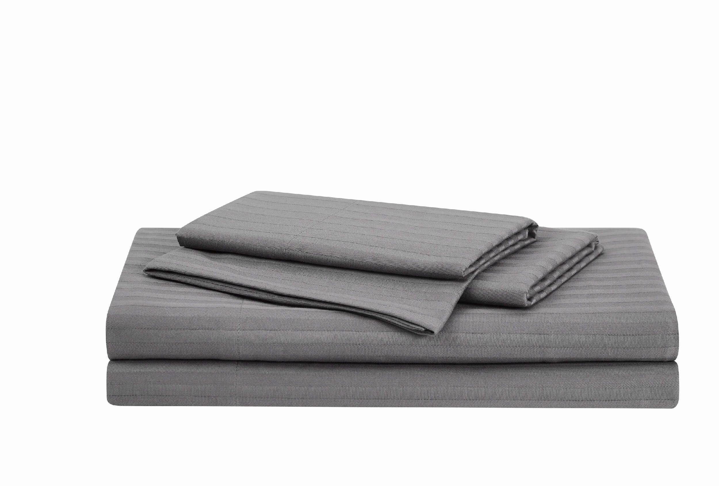 Royal Velvet Signature 3-Piece King Sheet Set, Gray, large