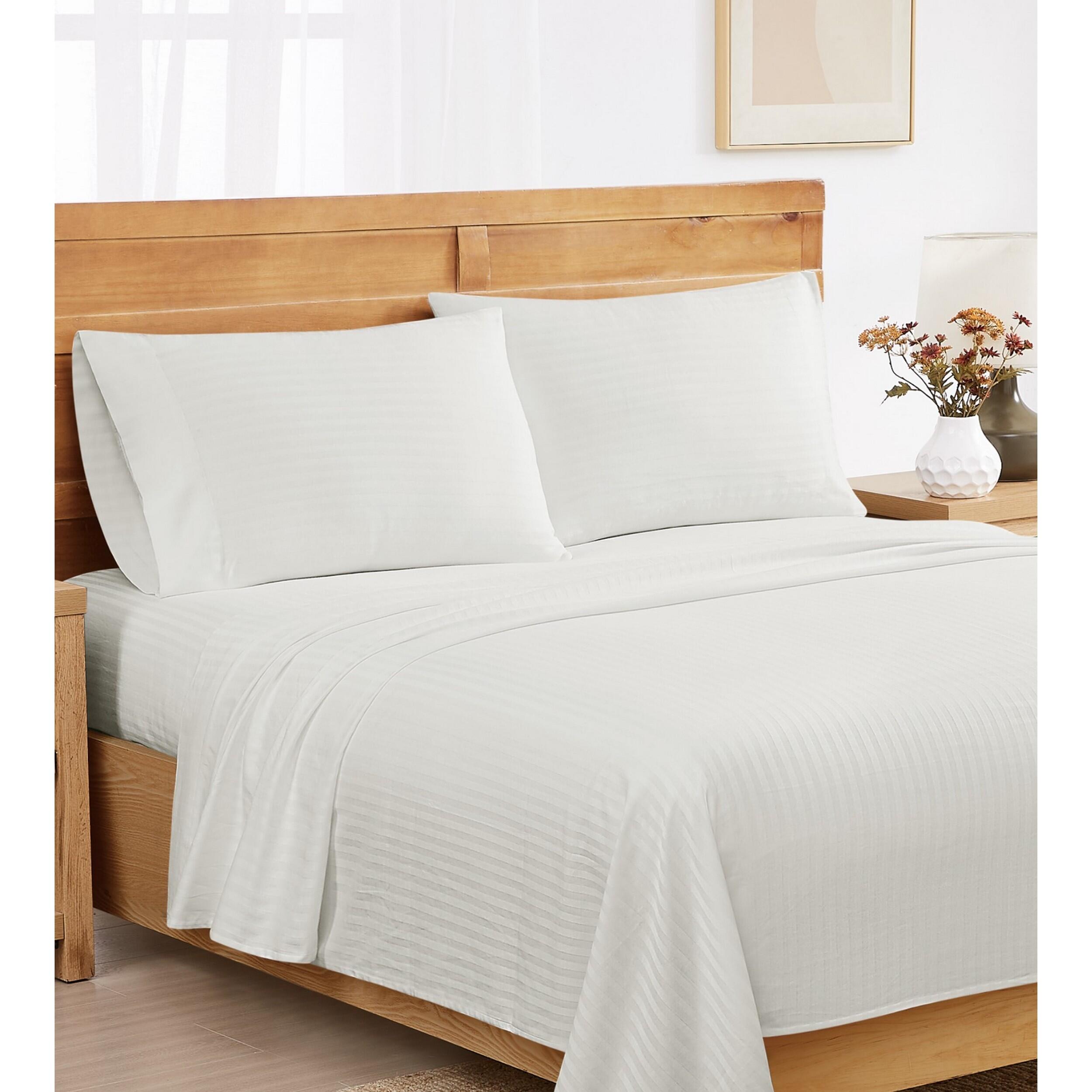 Royal Velvet Signature 3-Piece California King Sheet Set, White, large