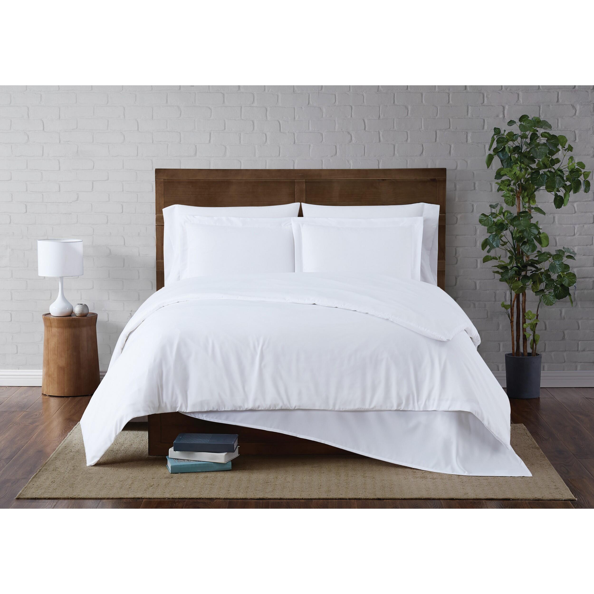 Truly Soft 3-Piece Full/Queen Comforter Set, White, large