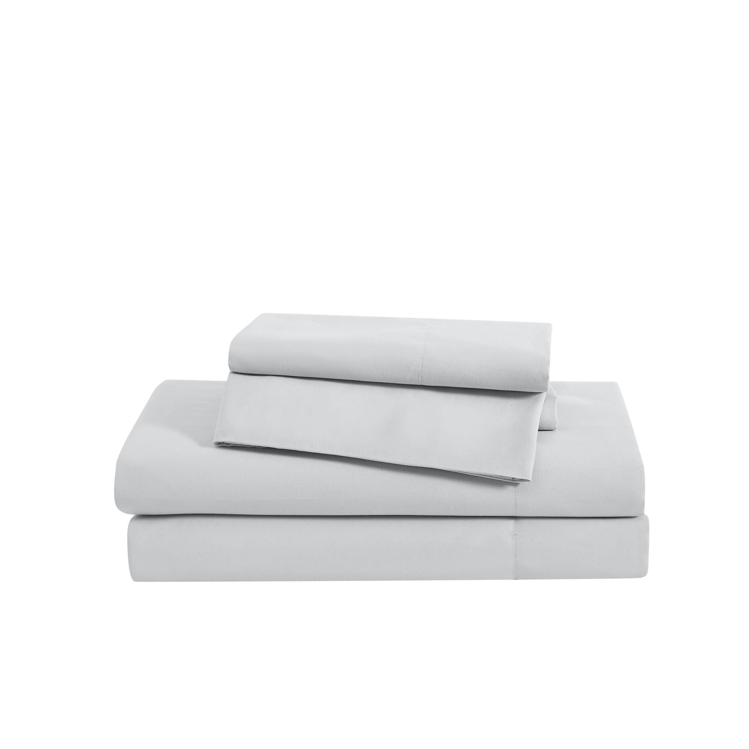 Truly Soft 3-Piece Queen Sheet Set, Light Gray, large