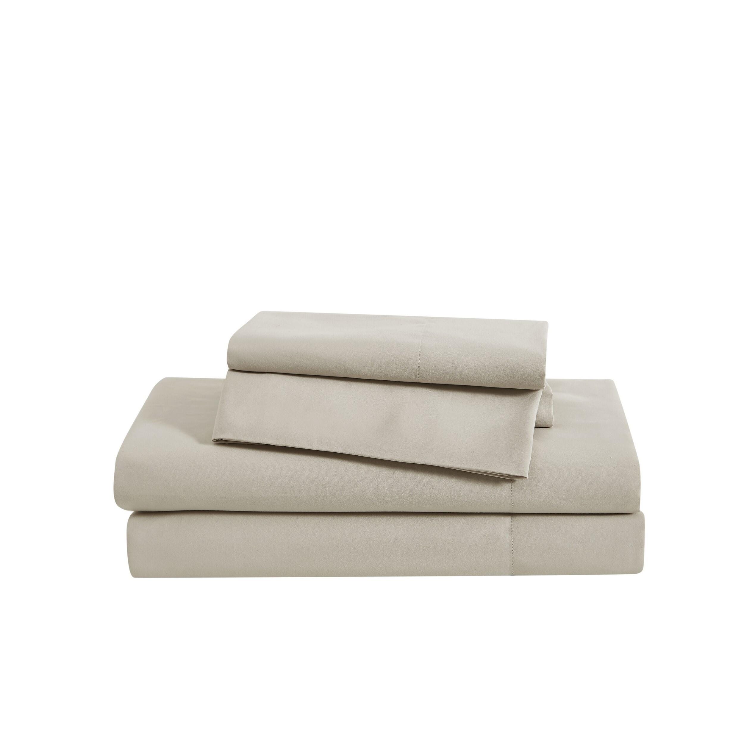 Truly Soft 3-Piece King Sheet Set, Beige, large